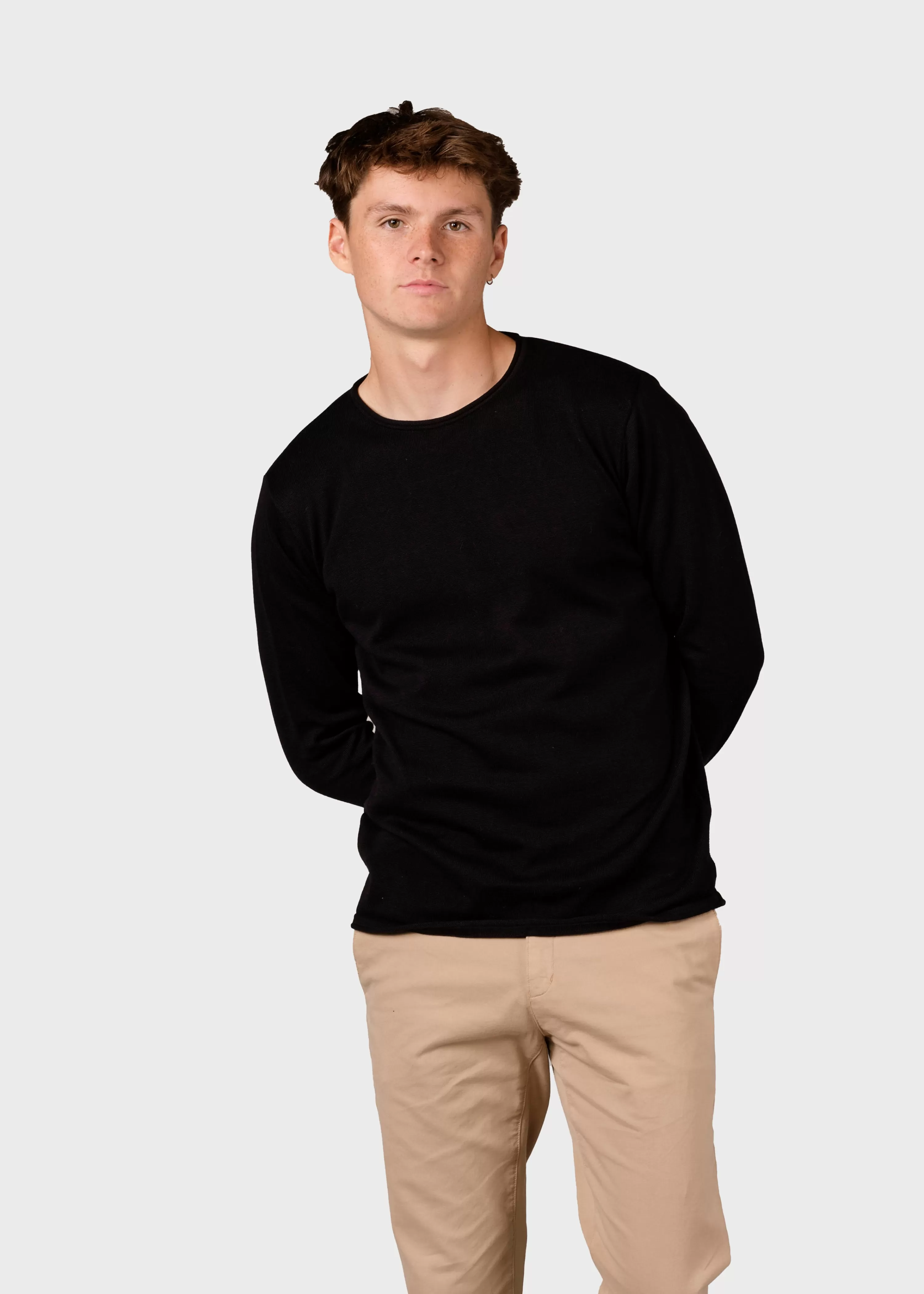 Klitmoller Collective Organic Cotton*Noah knit - Black