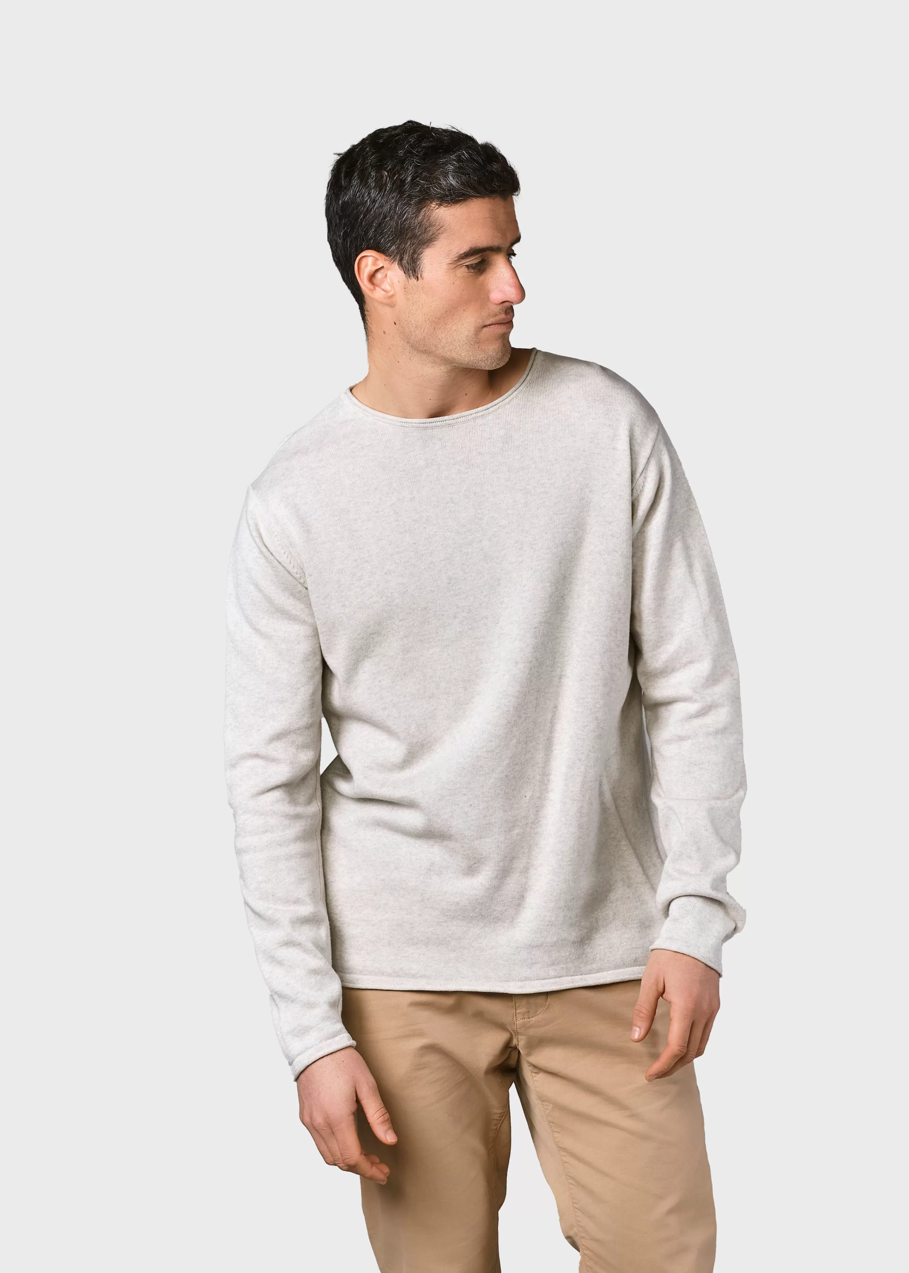 Klitmoller Collective Organic Cotton*Noah knit - Cream melange