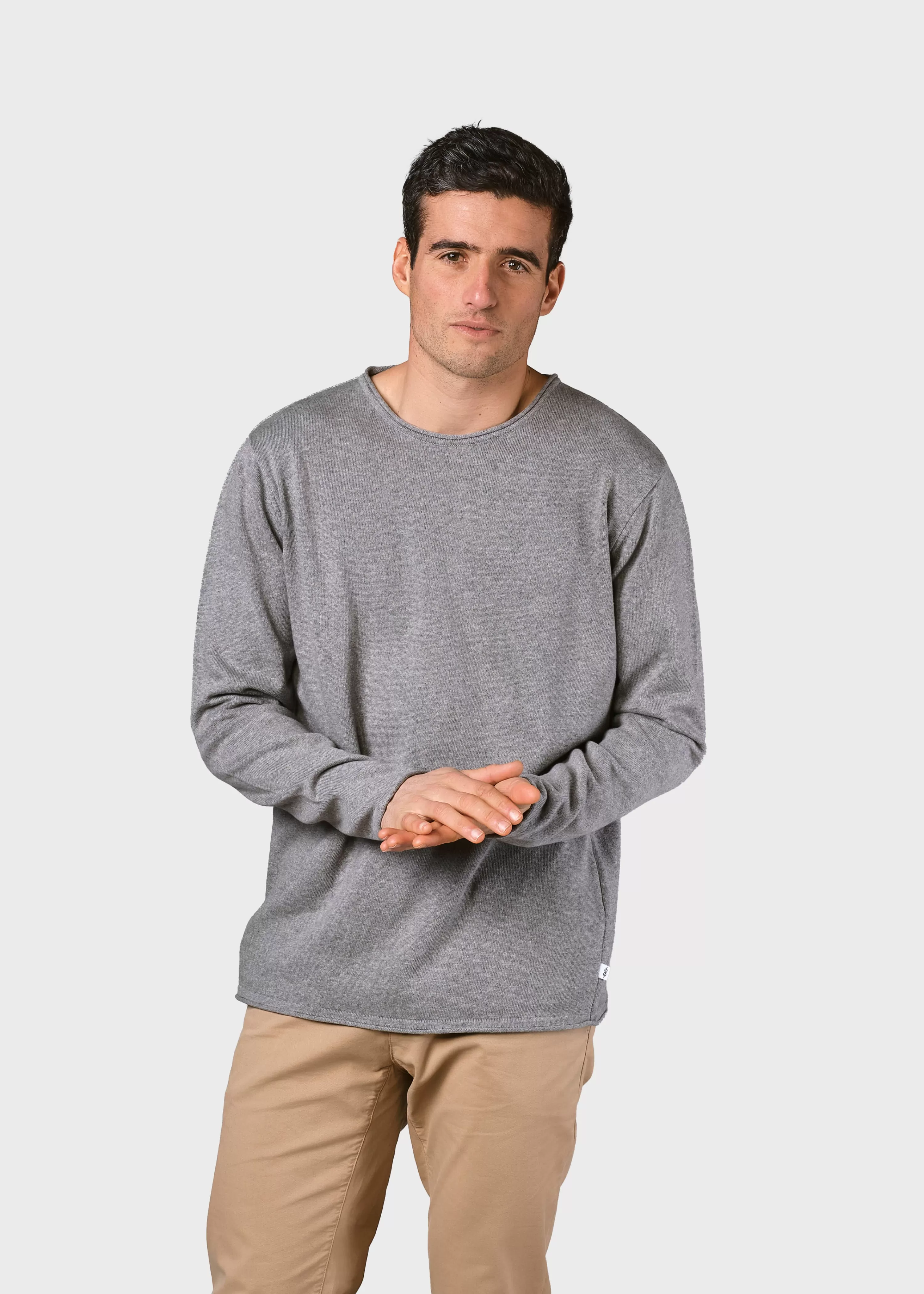 Klitmoller Collective Organic Cotton*Noah knit - Light grey