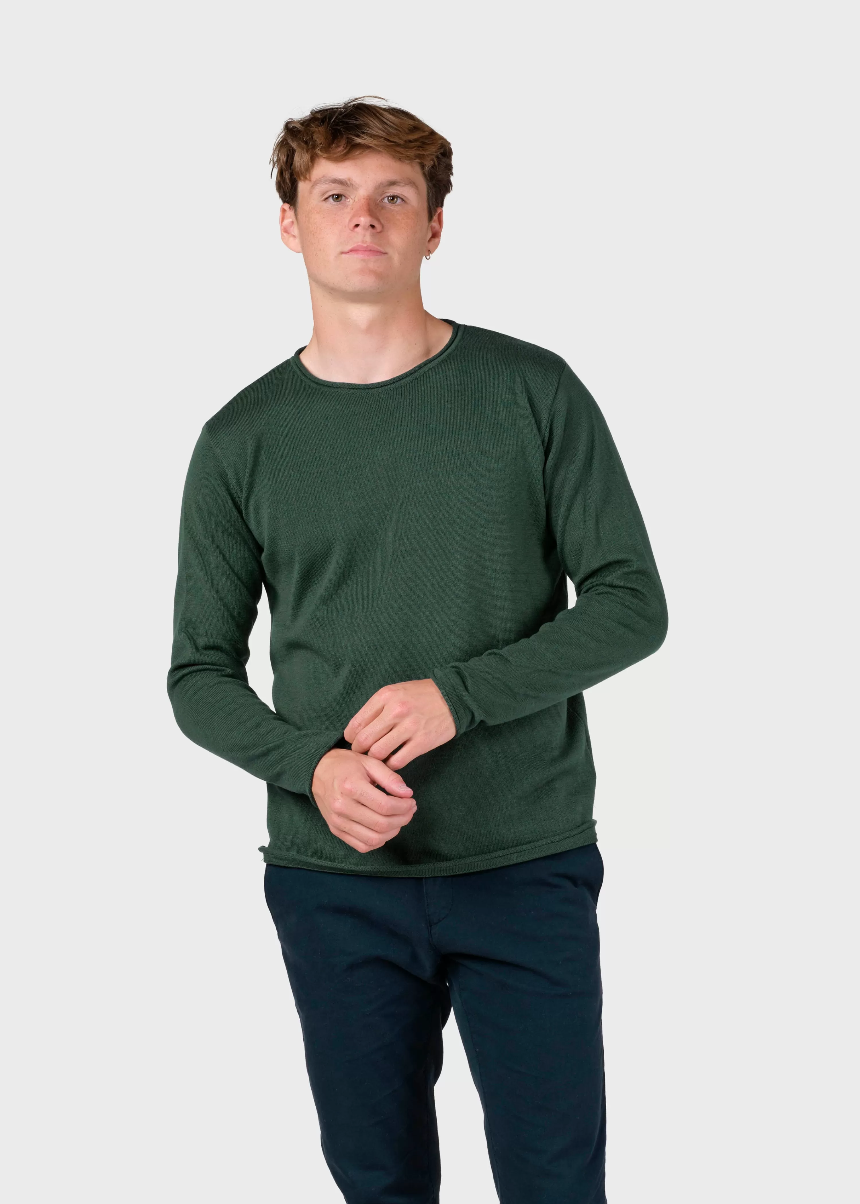 Klitmoller Collective Organic Cotton*Noah knit - Moss Green