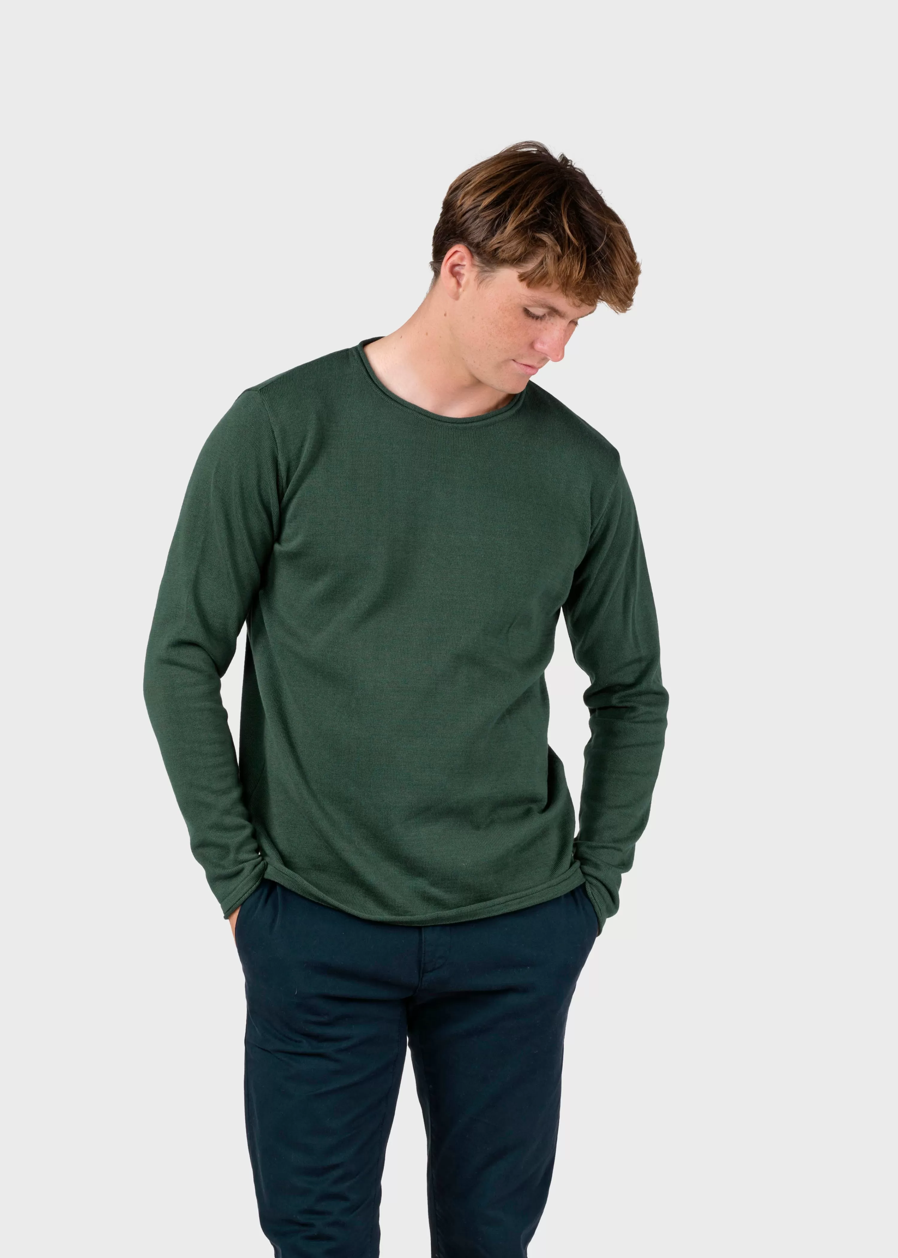 Klitmoller Collective Organic Cotton*Noah knit - Moss Green