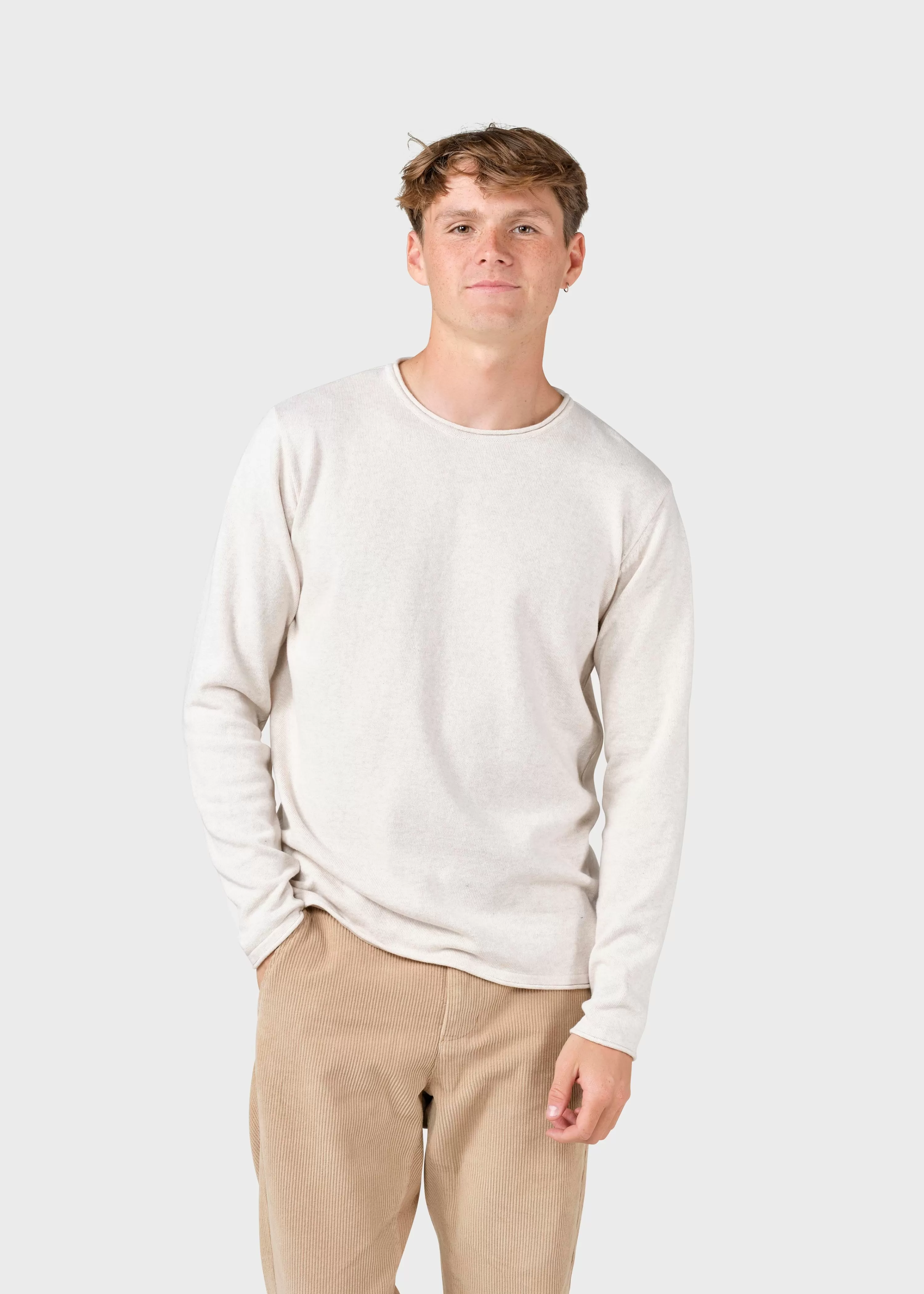 Klitmoller Collective Organic Cotton*Noah knit - Pastel sand