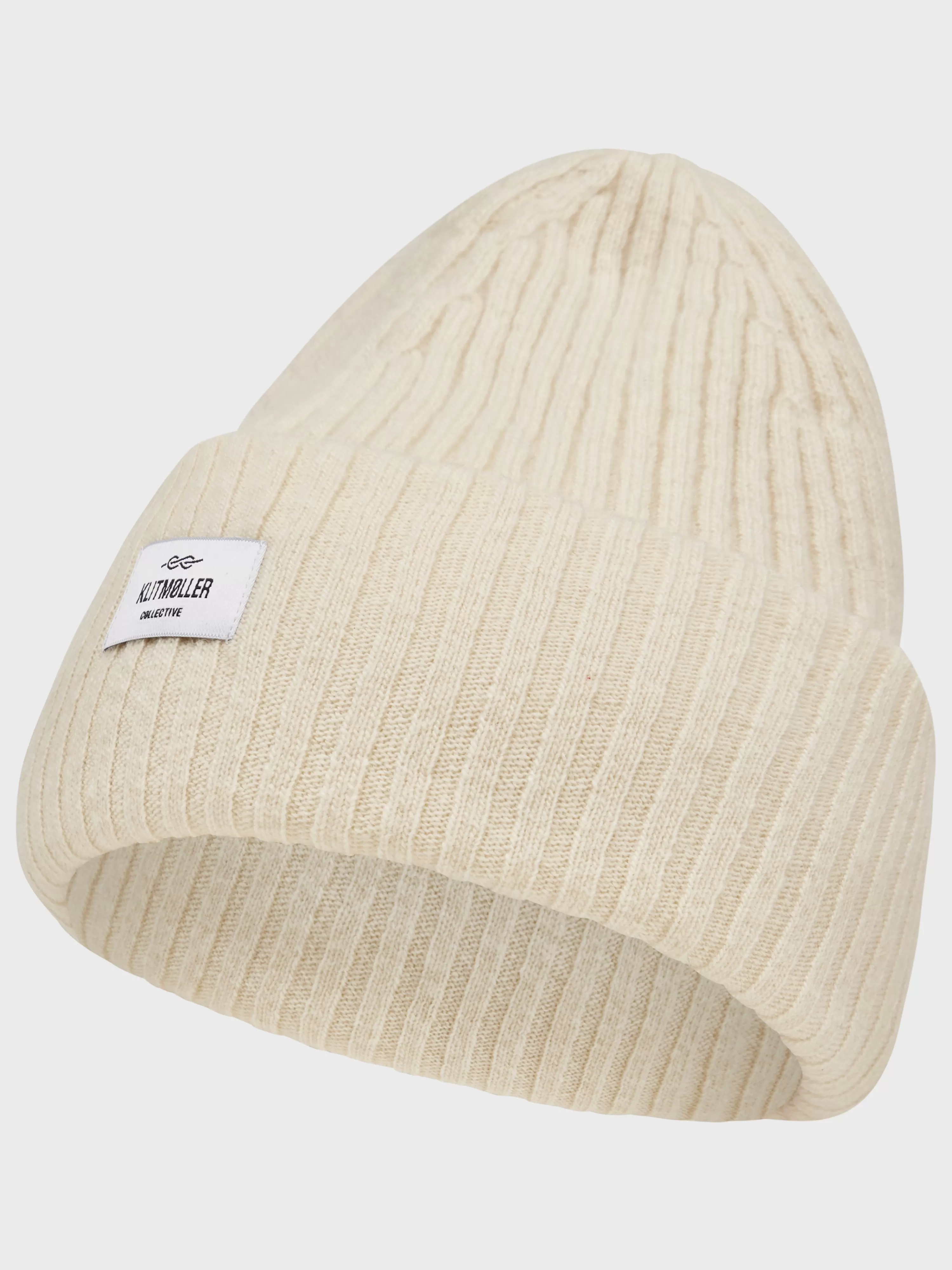 Klitmoller Collective Beanies*North beanie - Cream melange