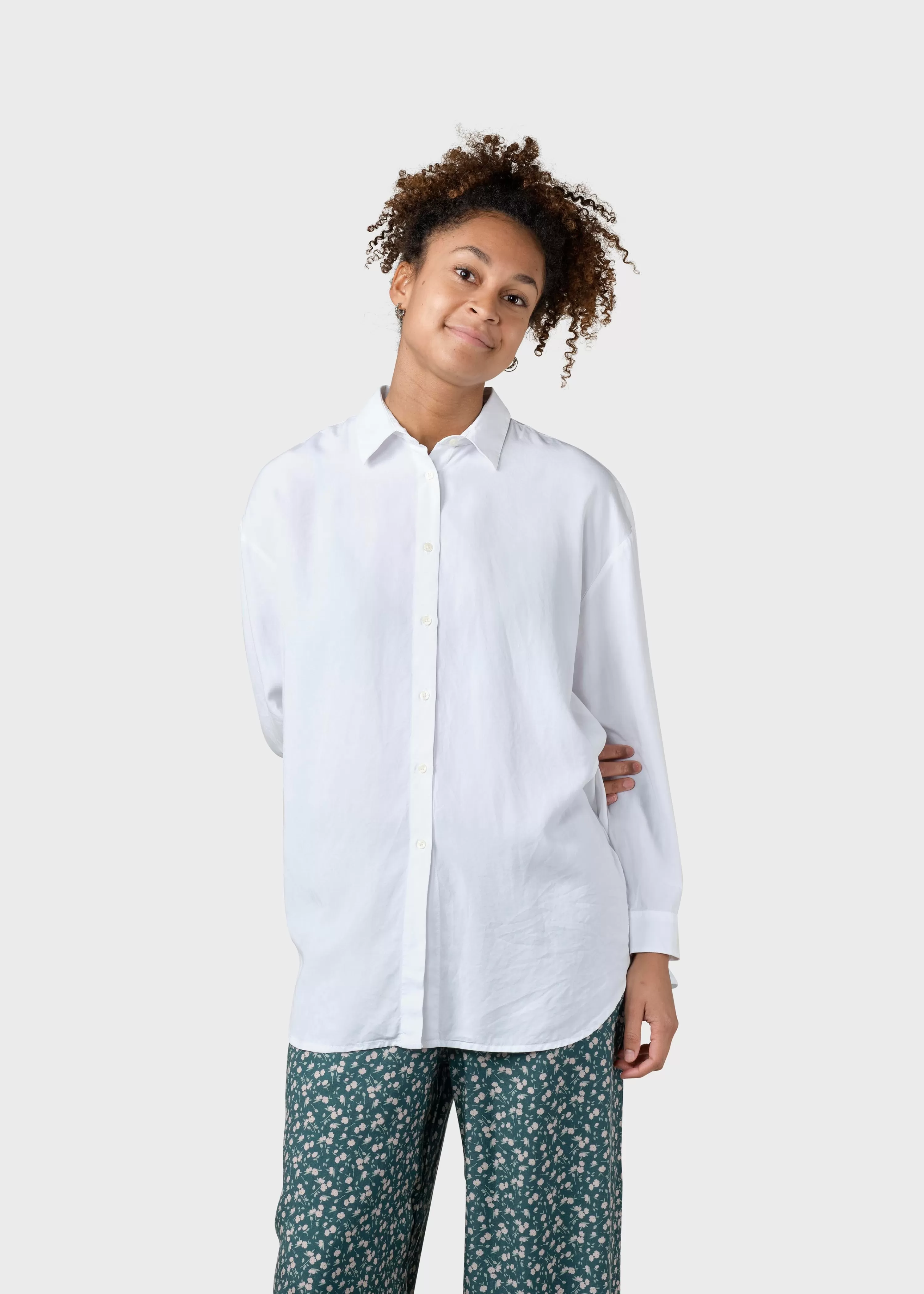 Klitmoller Collective Shirts*Ofelia lyocell shirt - White