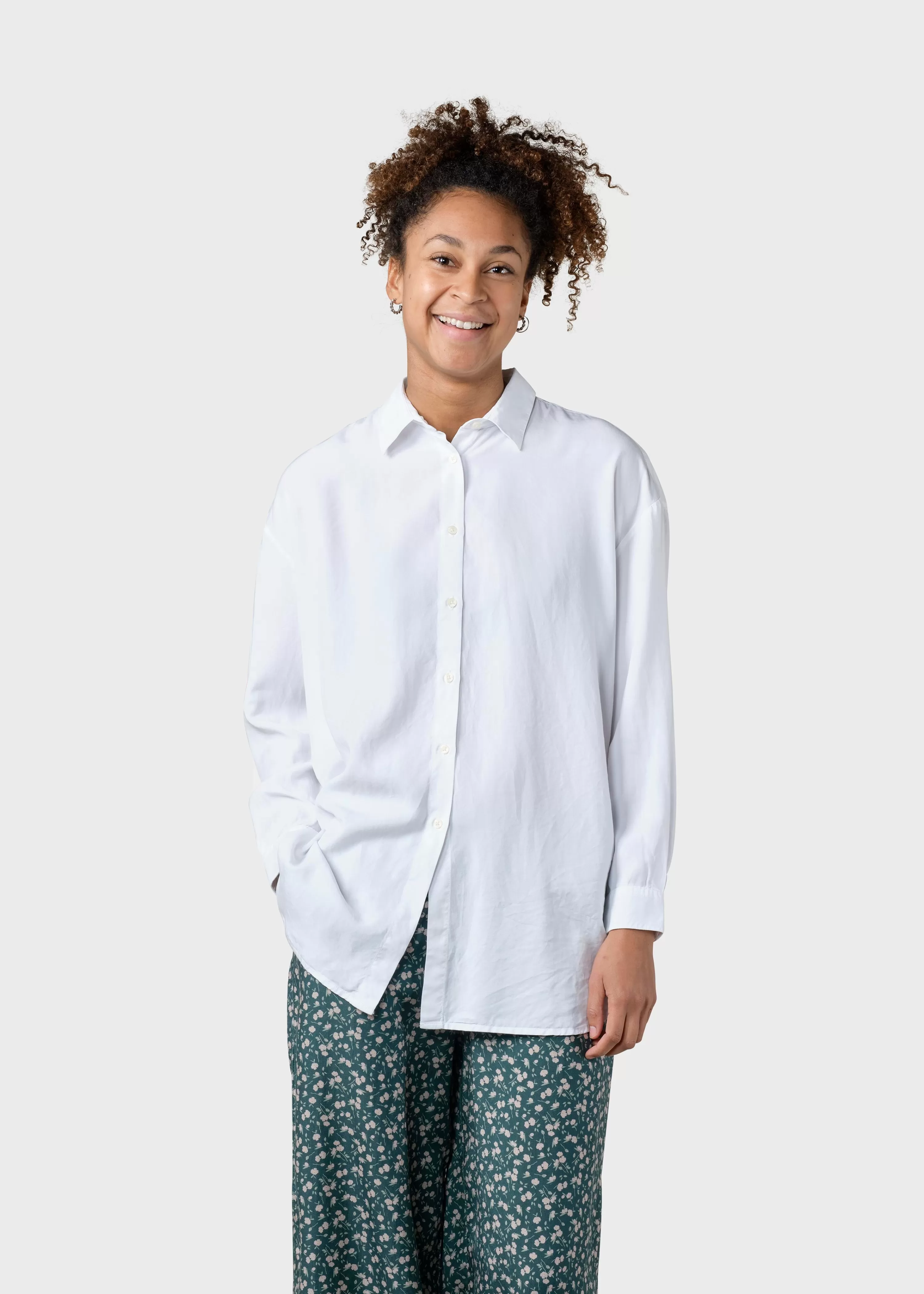 Klitmoller Collective Shirts*Ofelia lyocell shirt - White