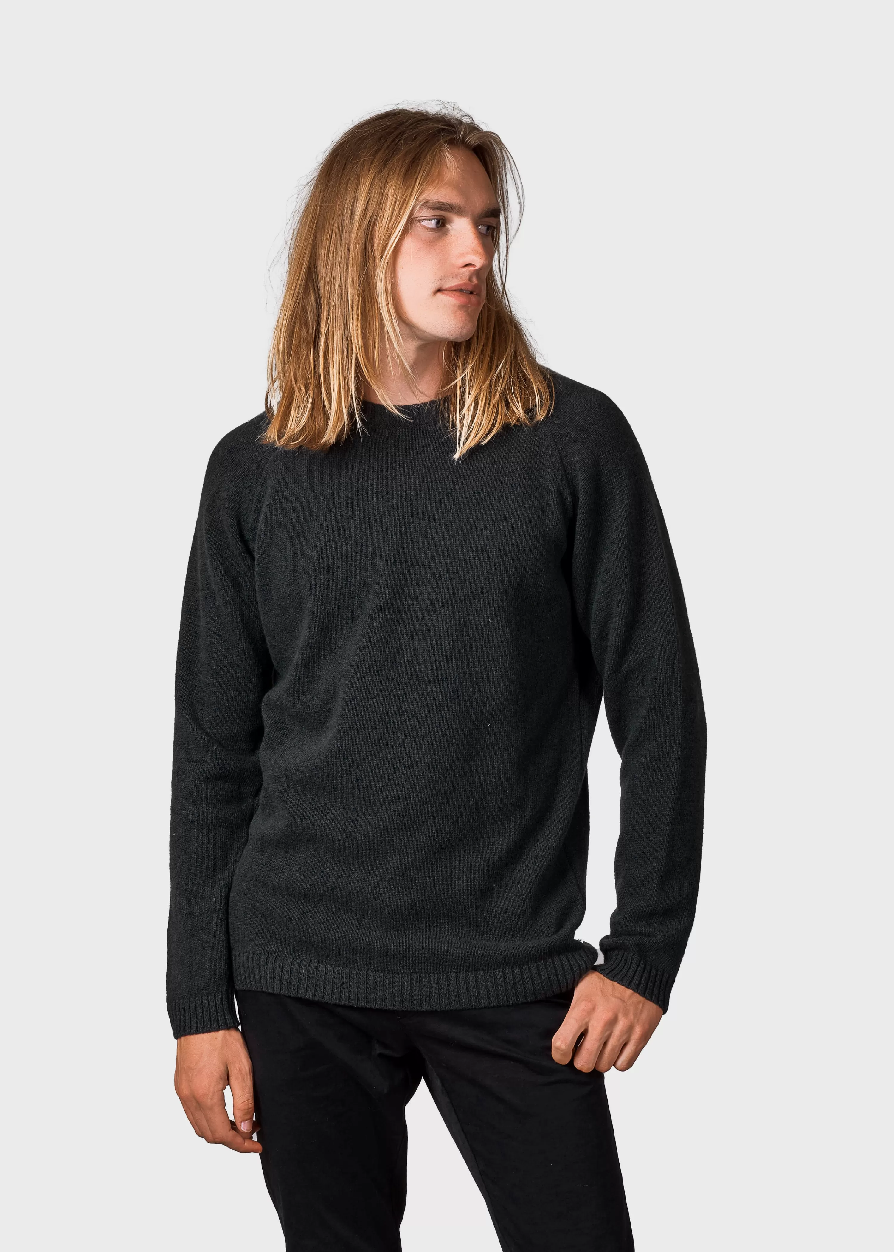 Klitmoller Collective Brushed Merino wool*Ole knit - Olive