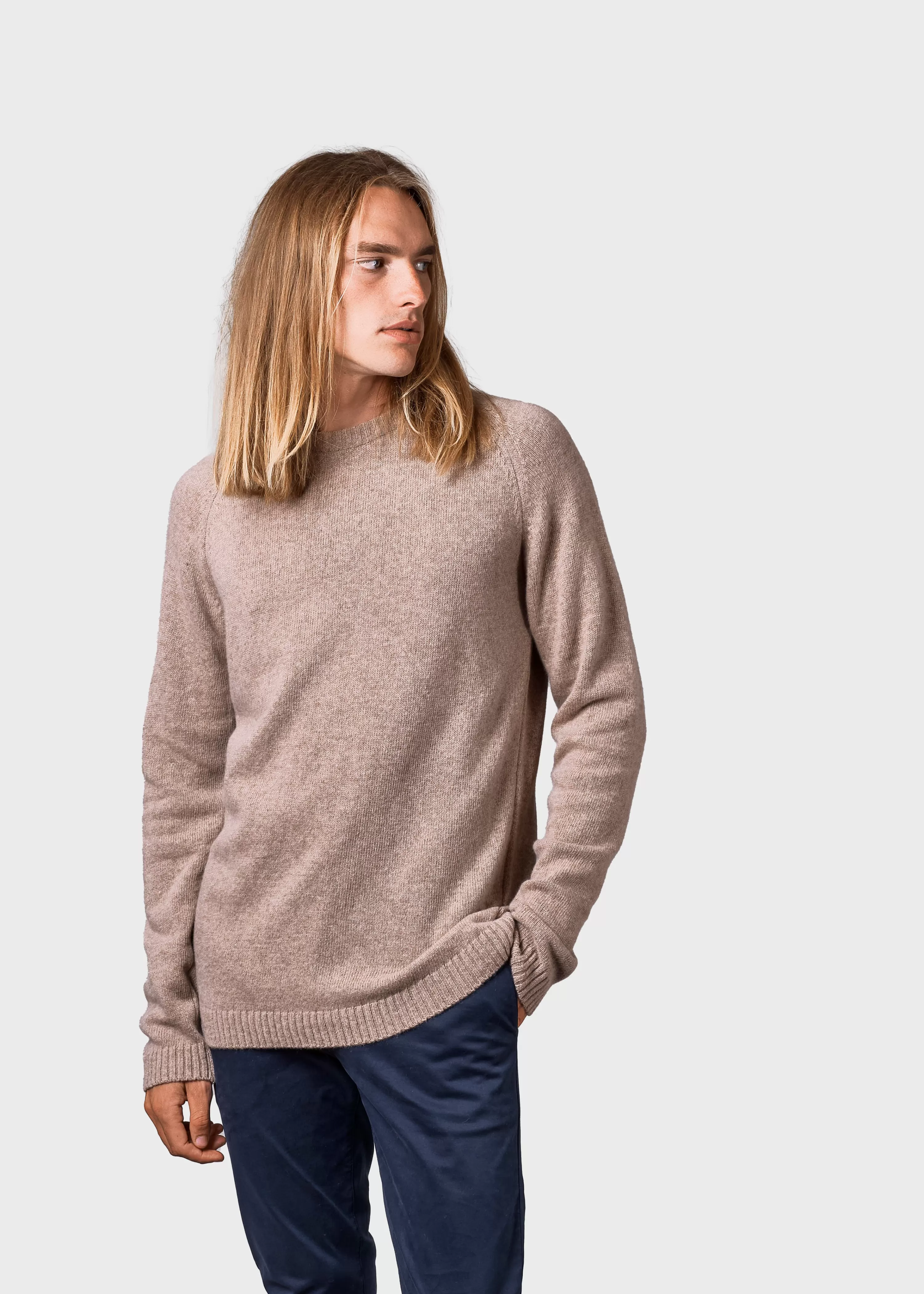 Klitmoller Collective Brushed Merino wool*Ole knit - Sand