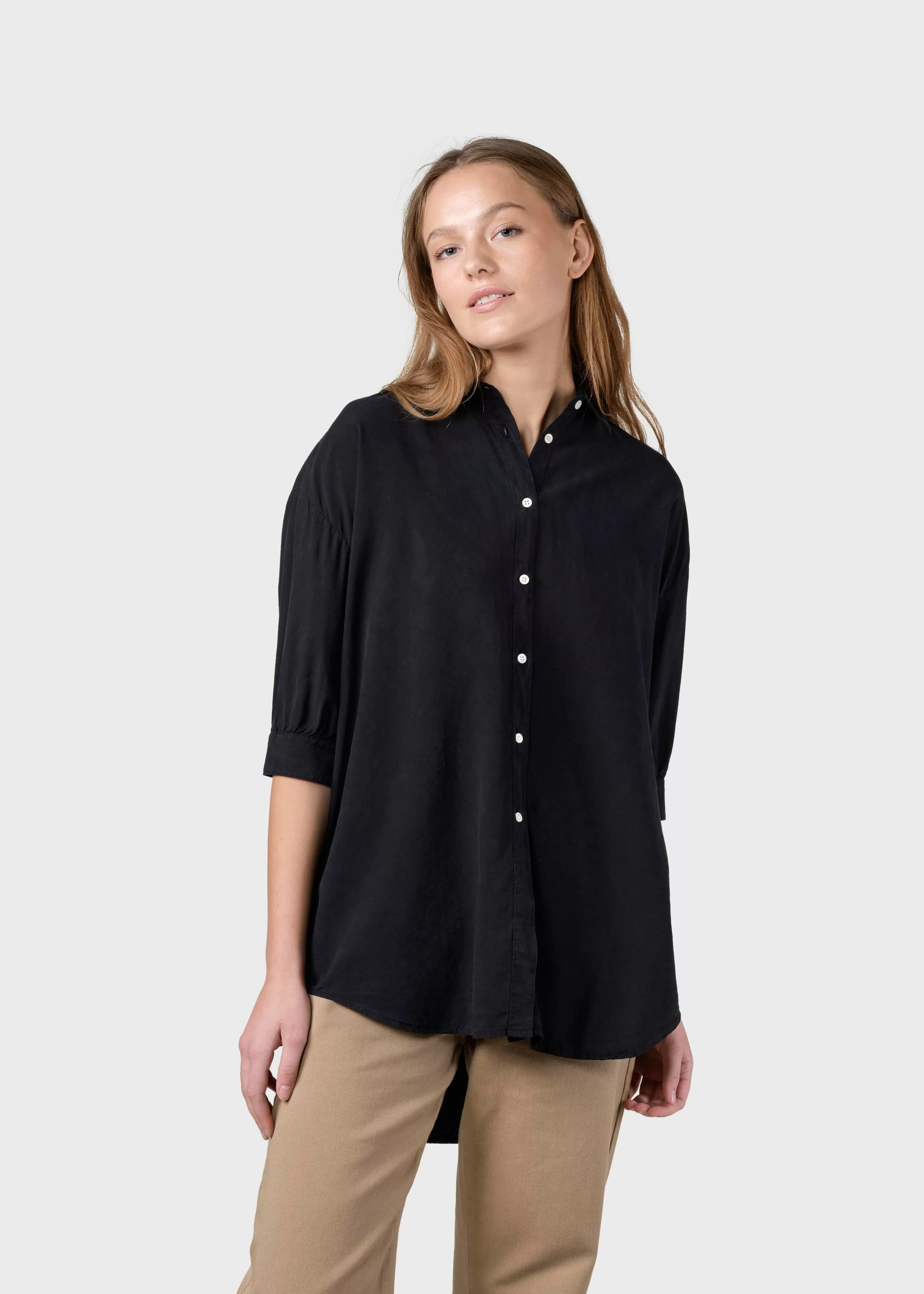 Klitmoller Collective Shirts*Oline shirt - Black