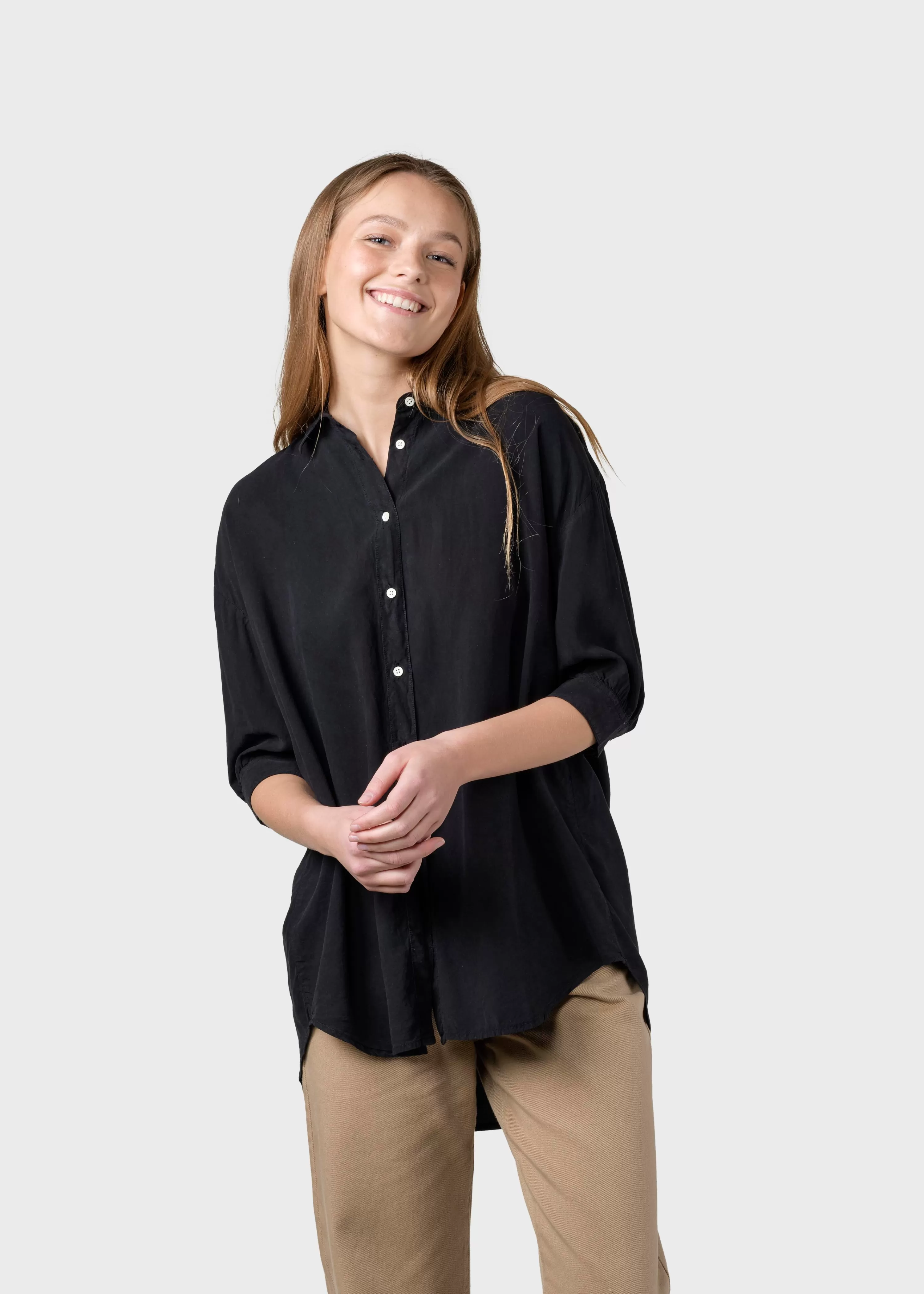 Klitmoller Collective Shirts*Oline shirt - Black