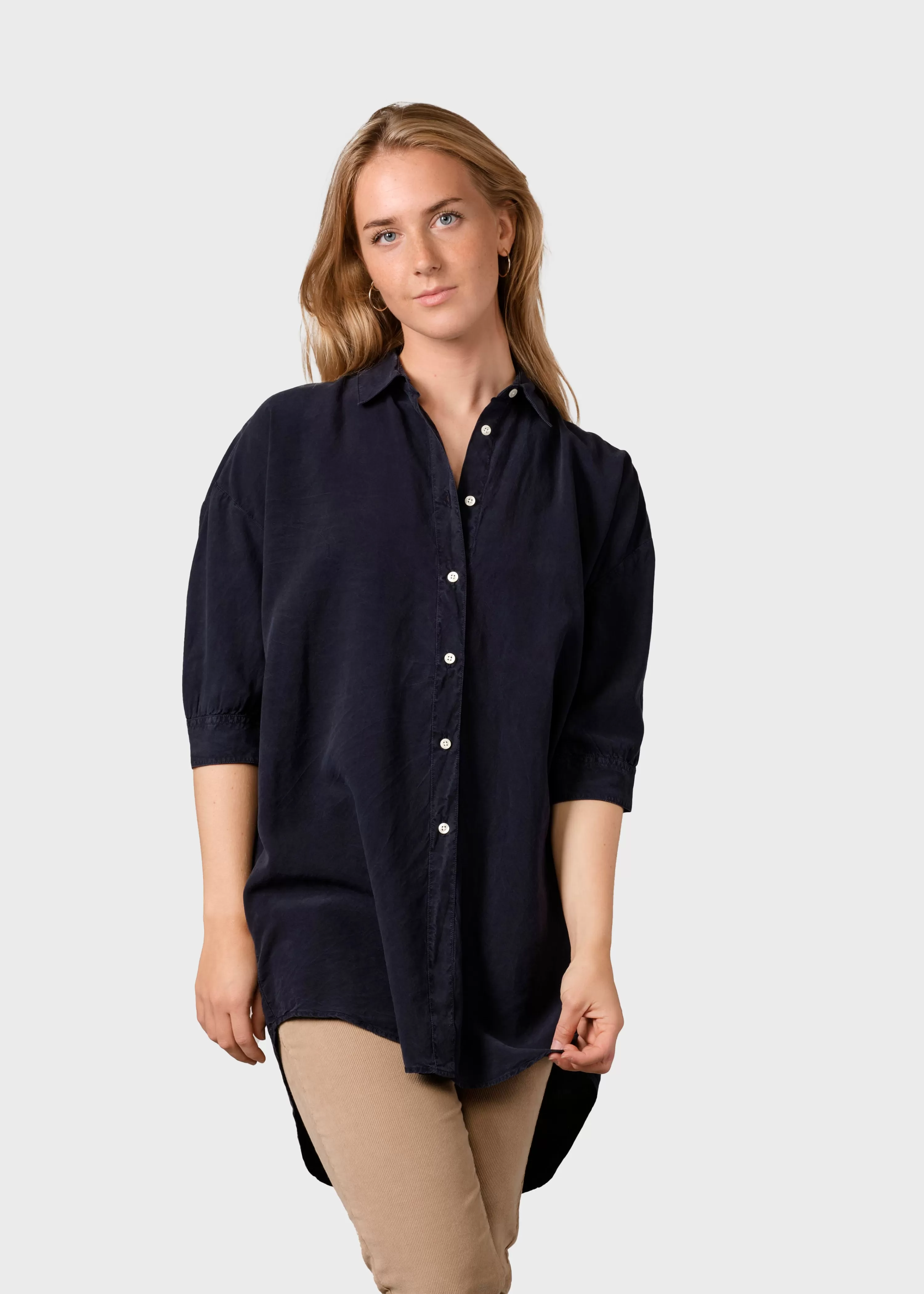 Klitmoller Collective Shirts*Oline shirt - Navy