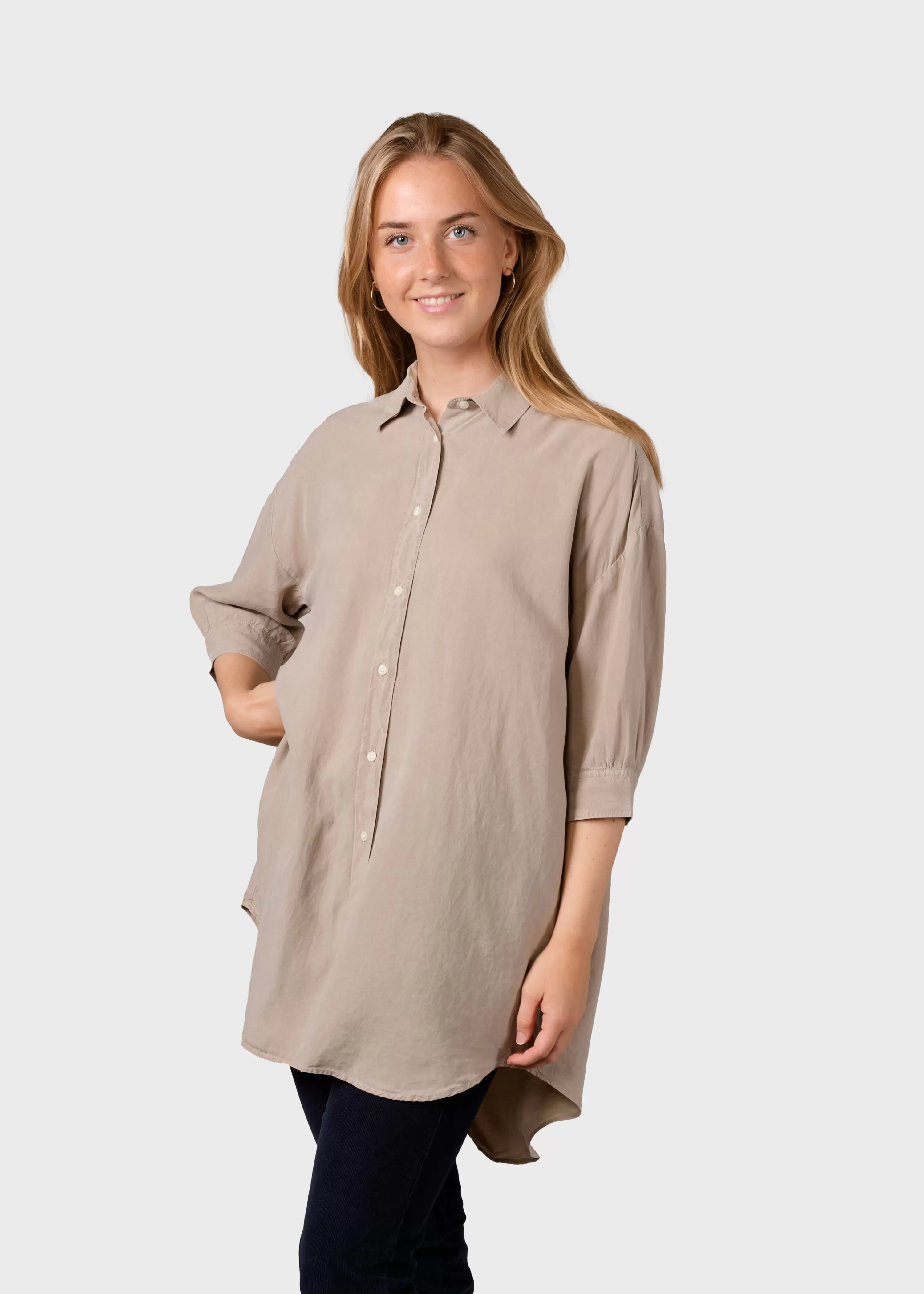 Klitmoller Collective Shirts*Oline shirt - Sand