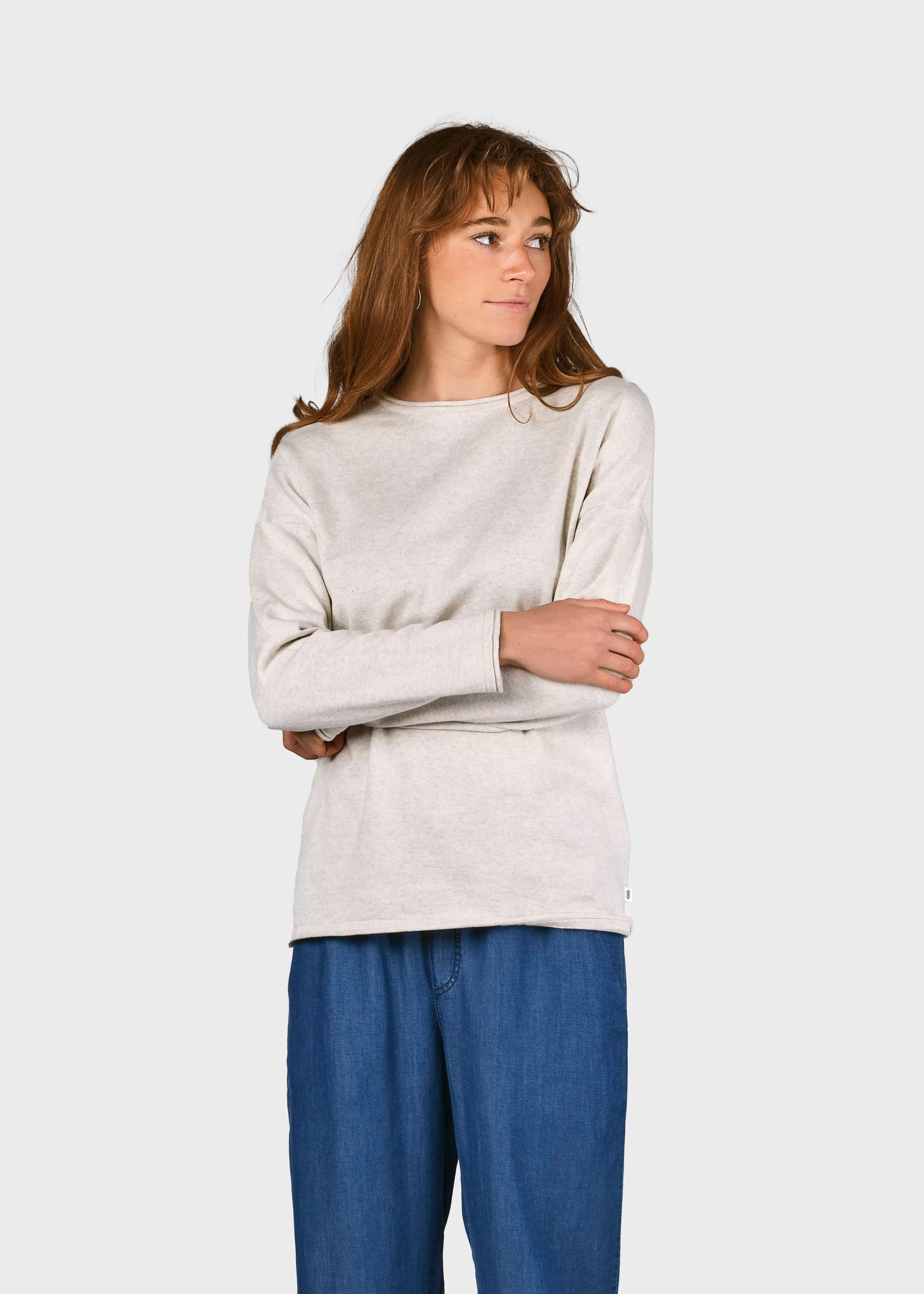 Klitmoller Collective Knitwear | Organic Cotton*Patricia knit - Cream melange