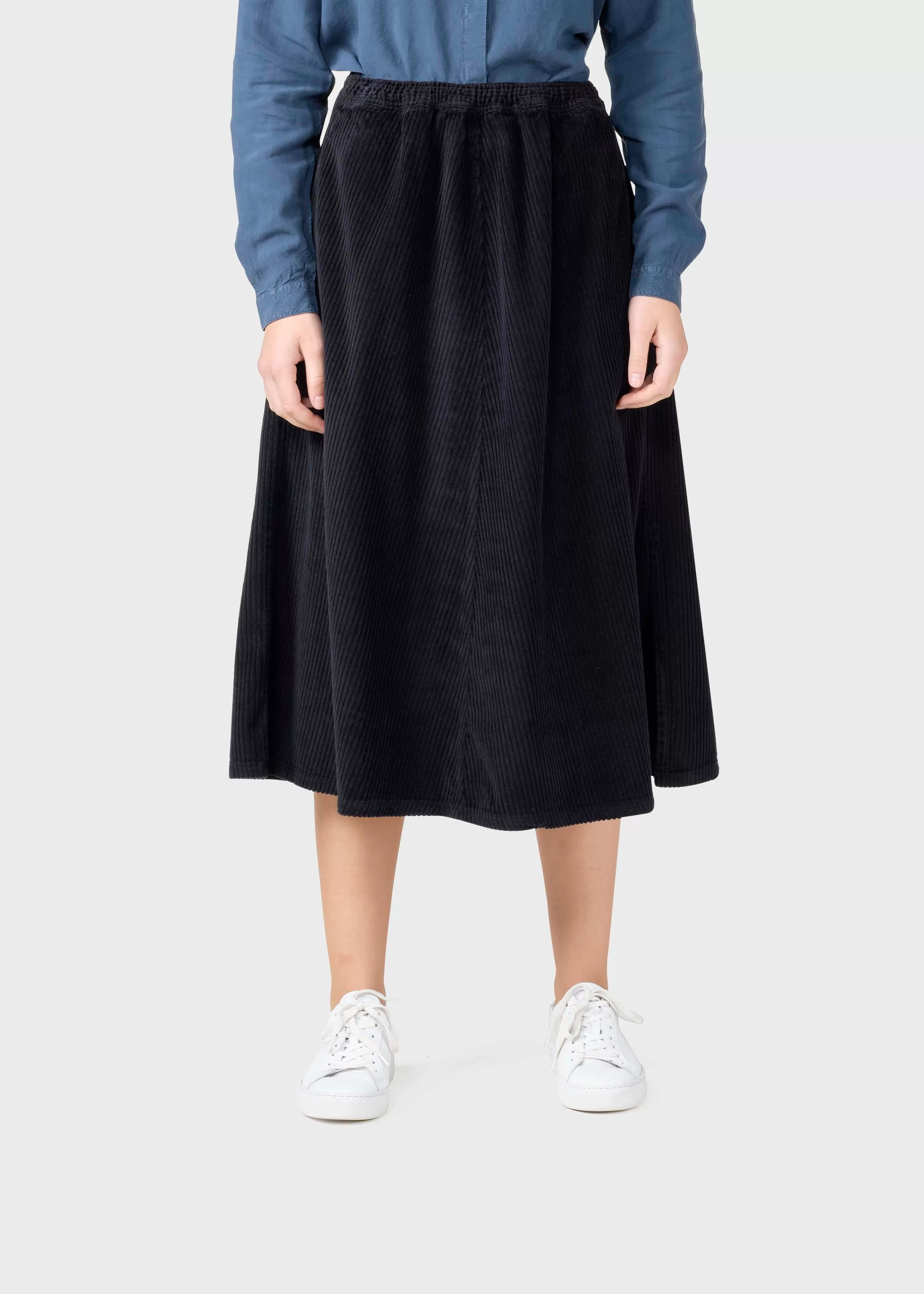 Klitmoller Collective Skirts*Ramona cord skirt - Black