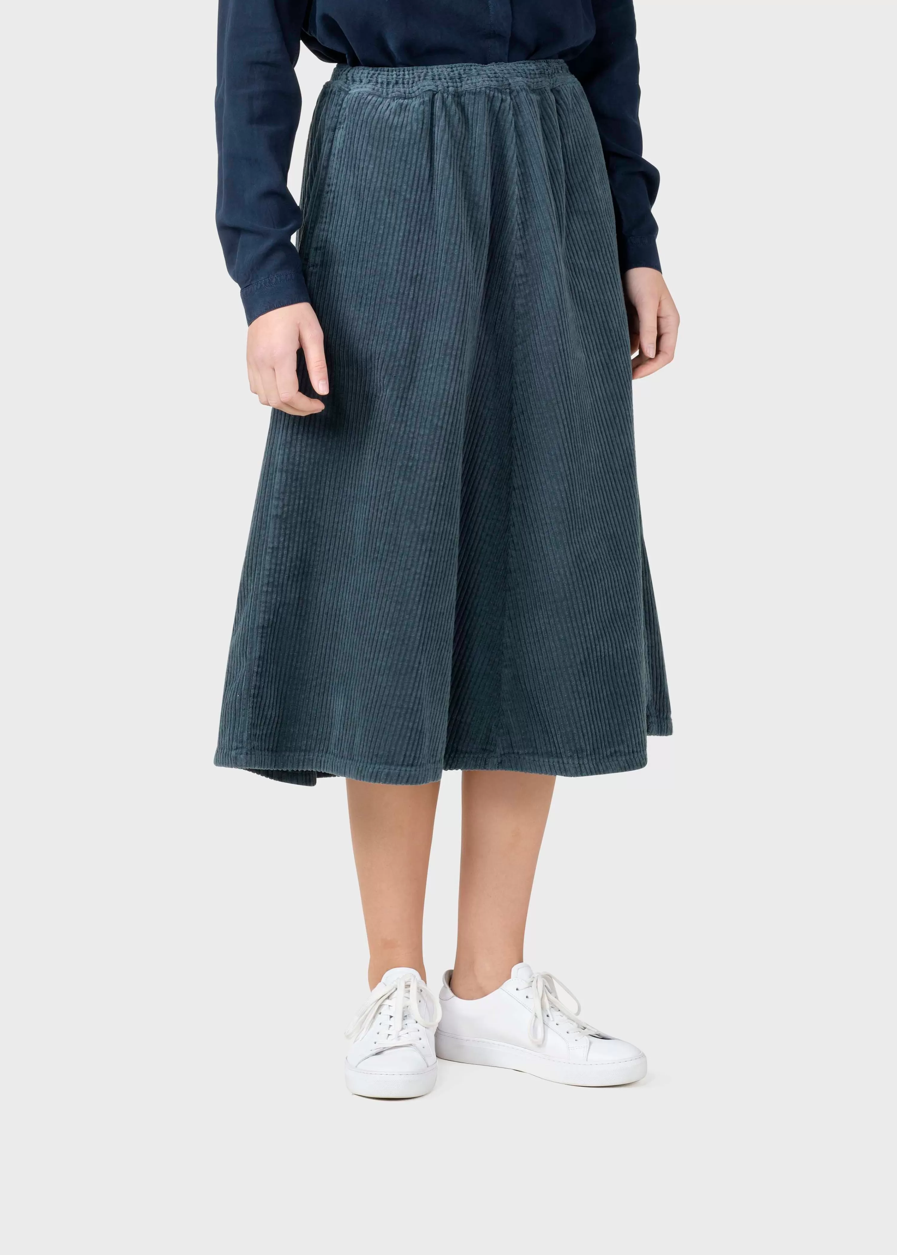 Klitmoller Collective Skirts*Ramona cord skirt - Moss Green