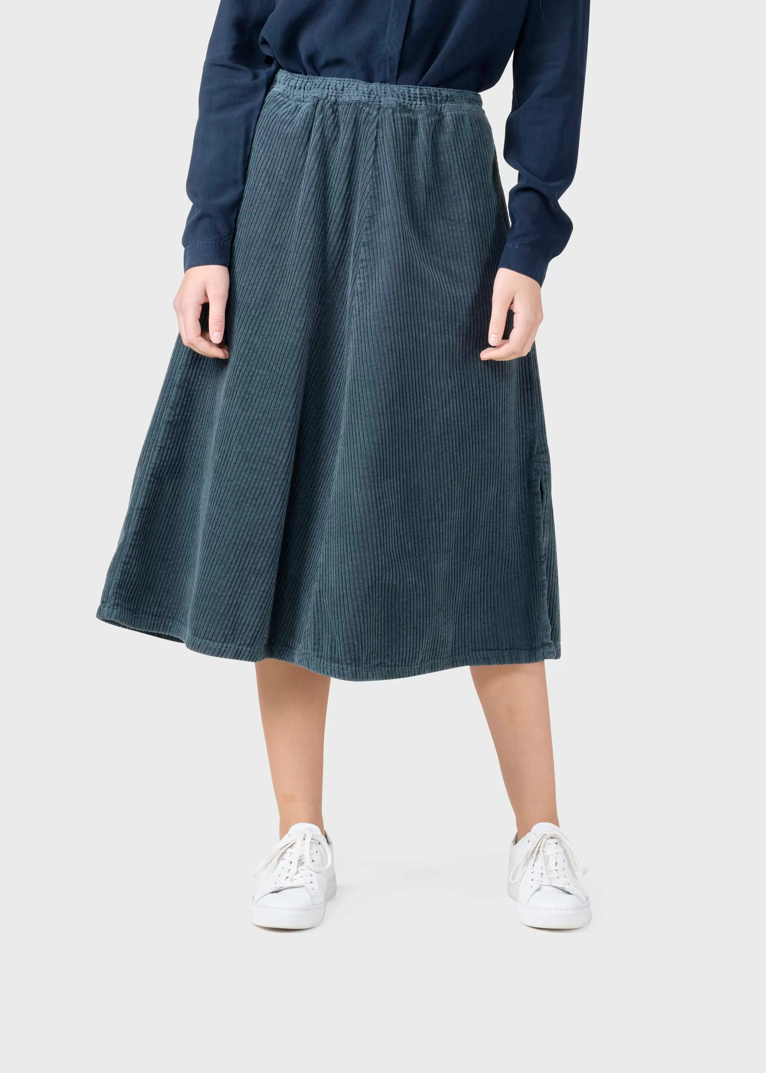 Klitmoller Collective Skirts*Ramona cord skirt - Moss Green