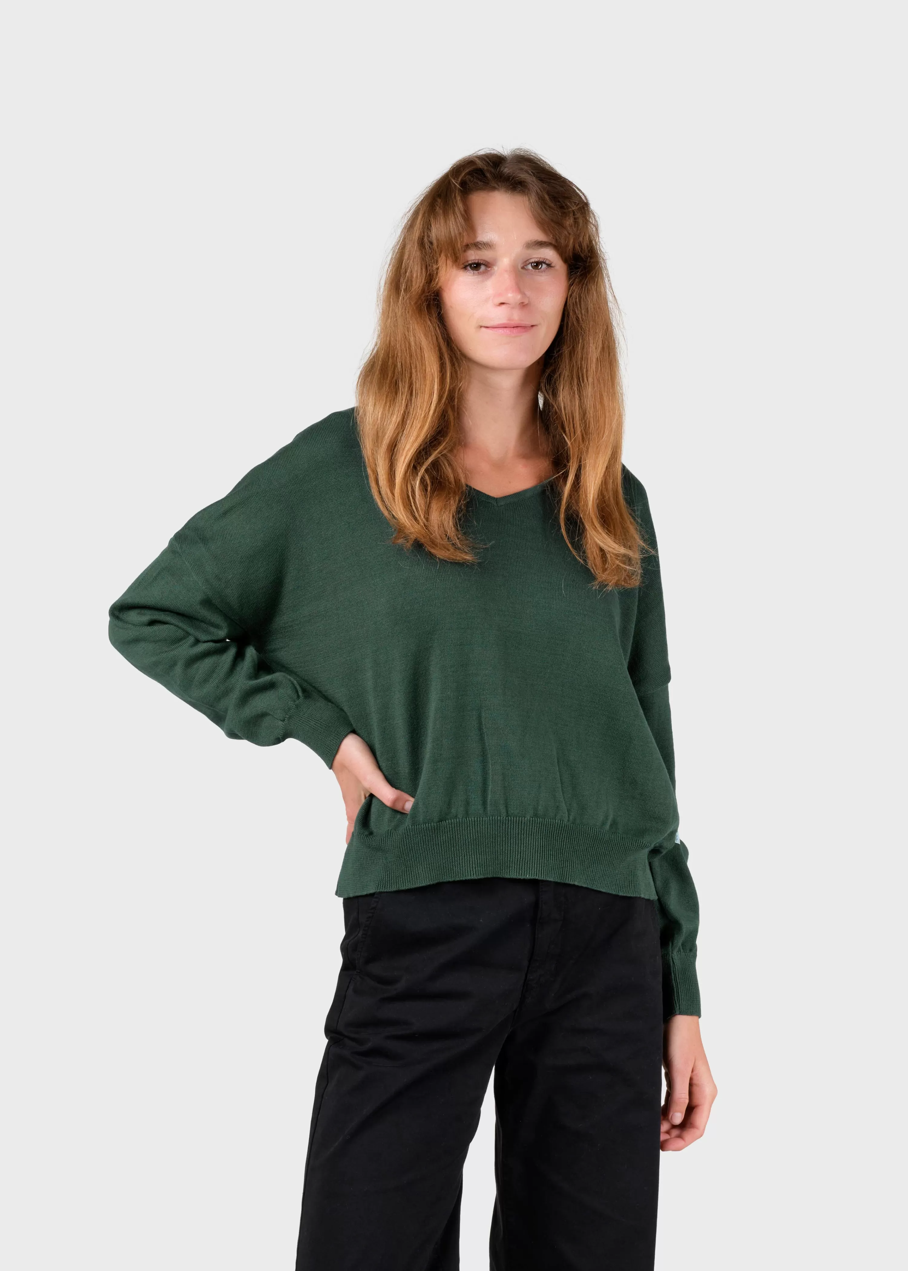 Klitmoller Collective Knitwear | Organic Cotton*Randi knit - Moss Green