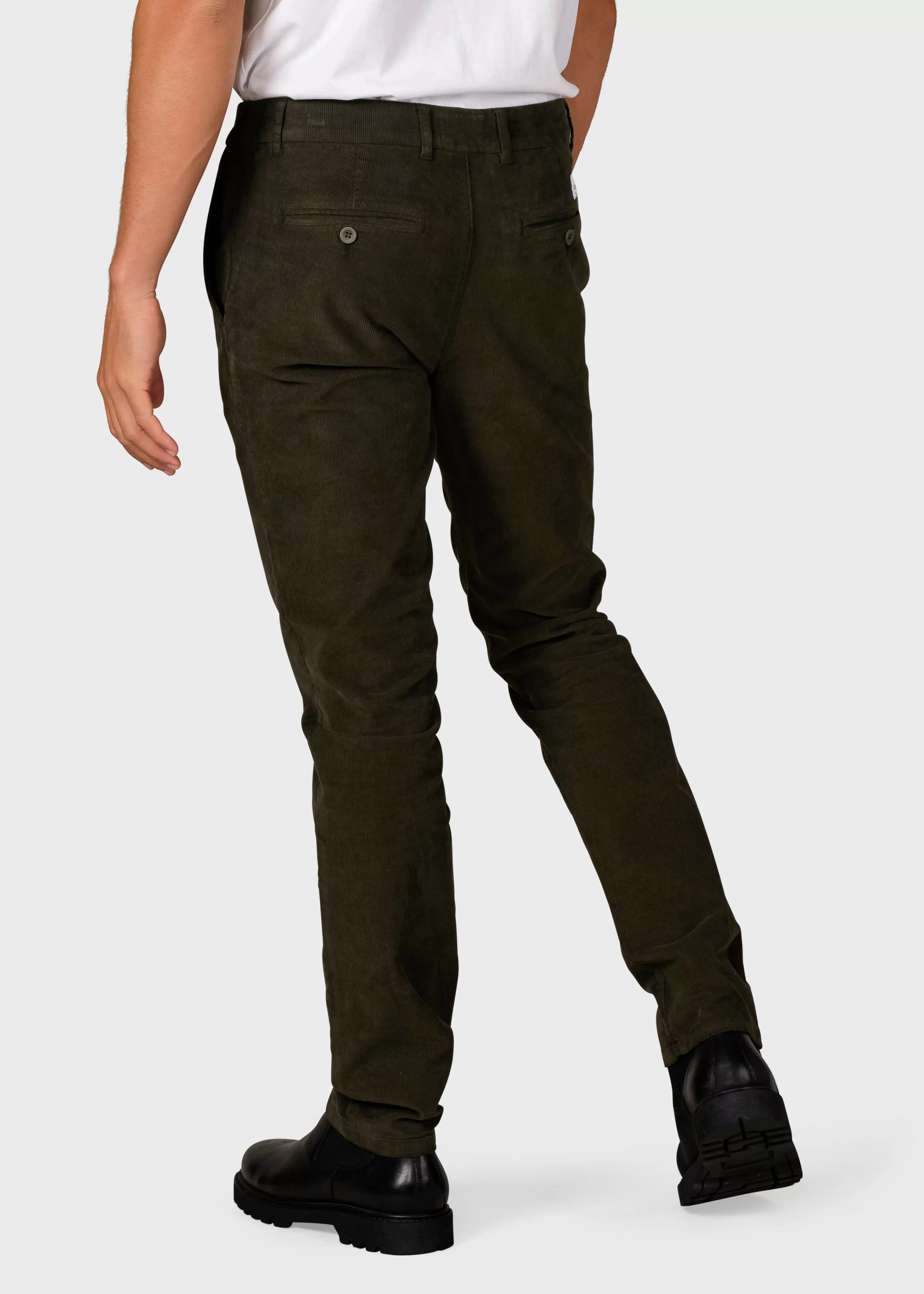 Klitmoller Collective Pants*Ras corduroy chino - Olive