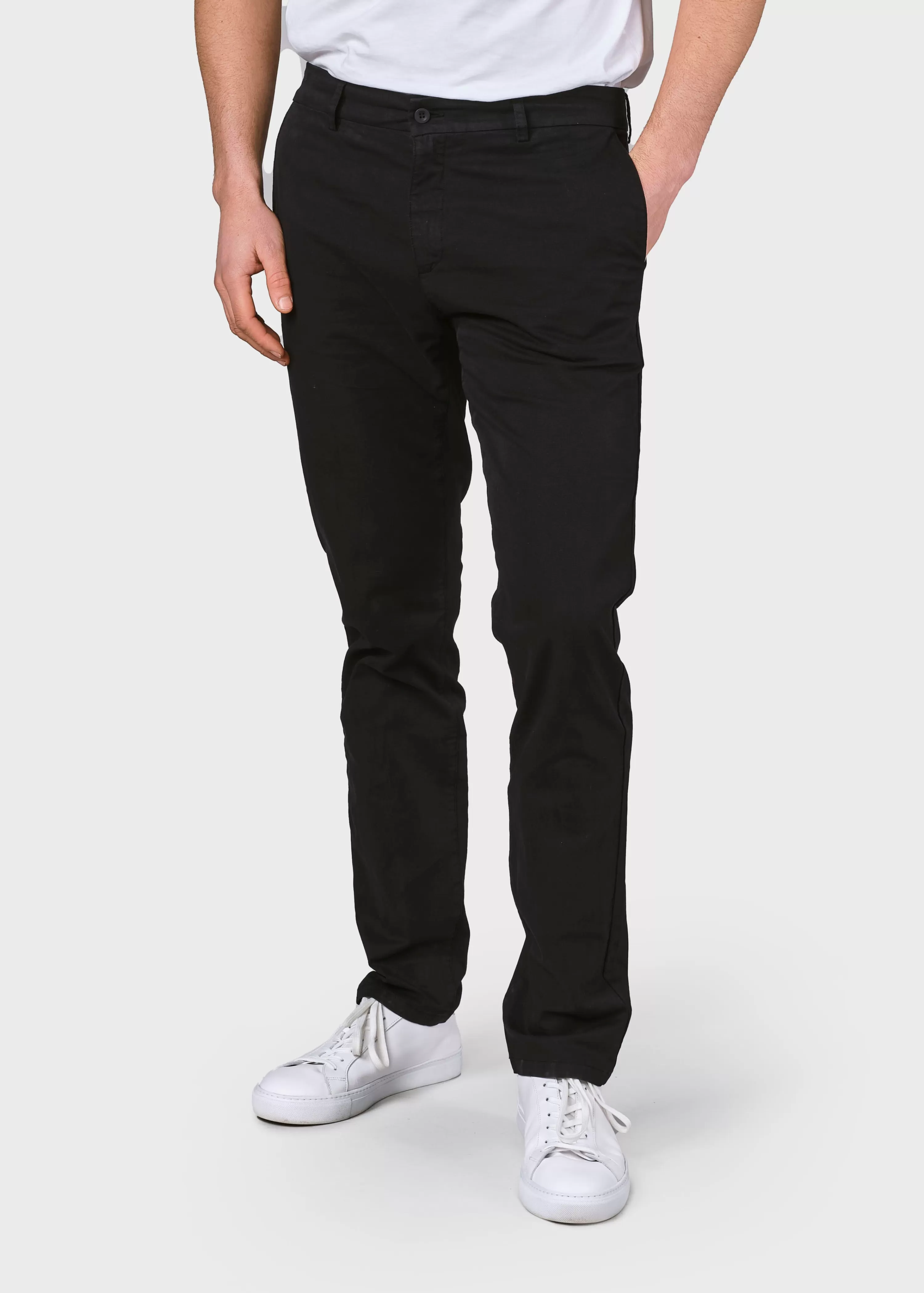 Klitmoller Collective Pants*Ras twill chino - Black