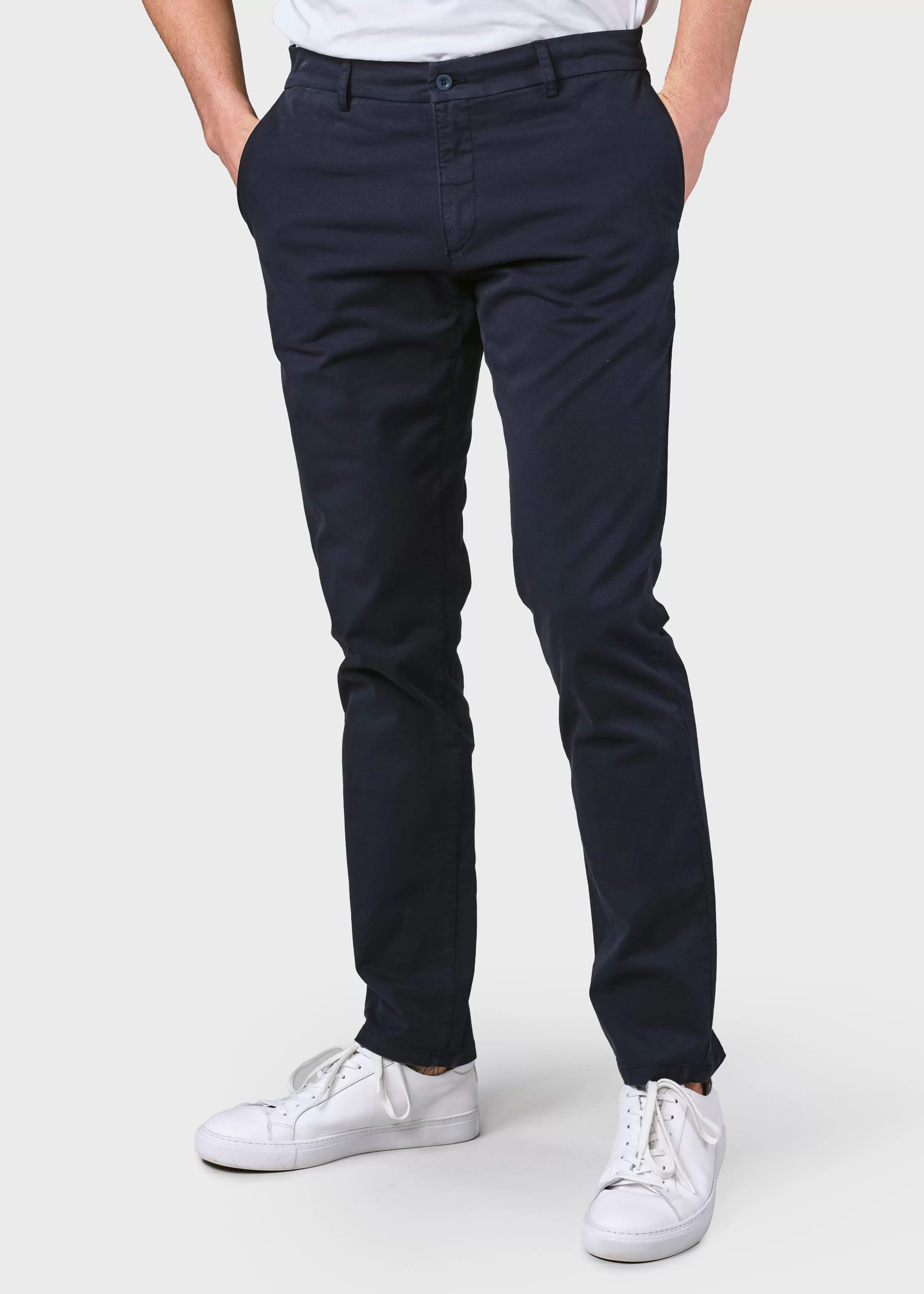 Klitmoller Collective Pants*Ras twill chino - Navy