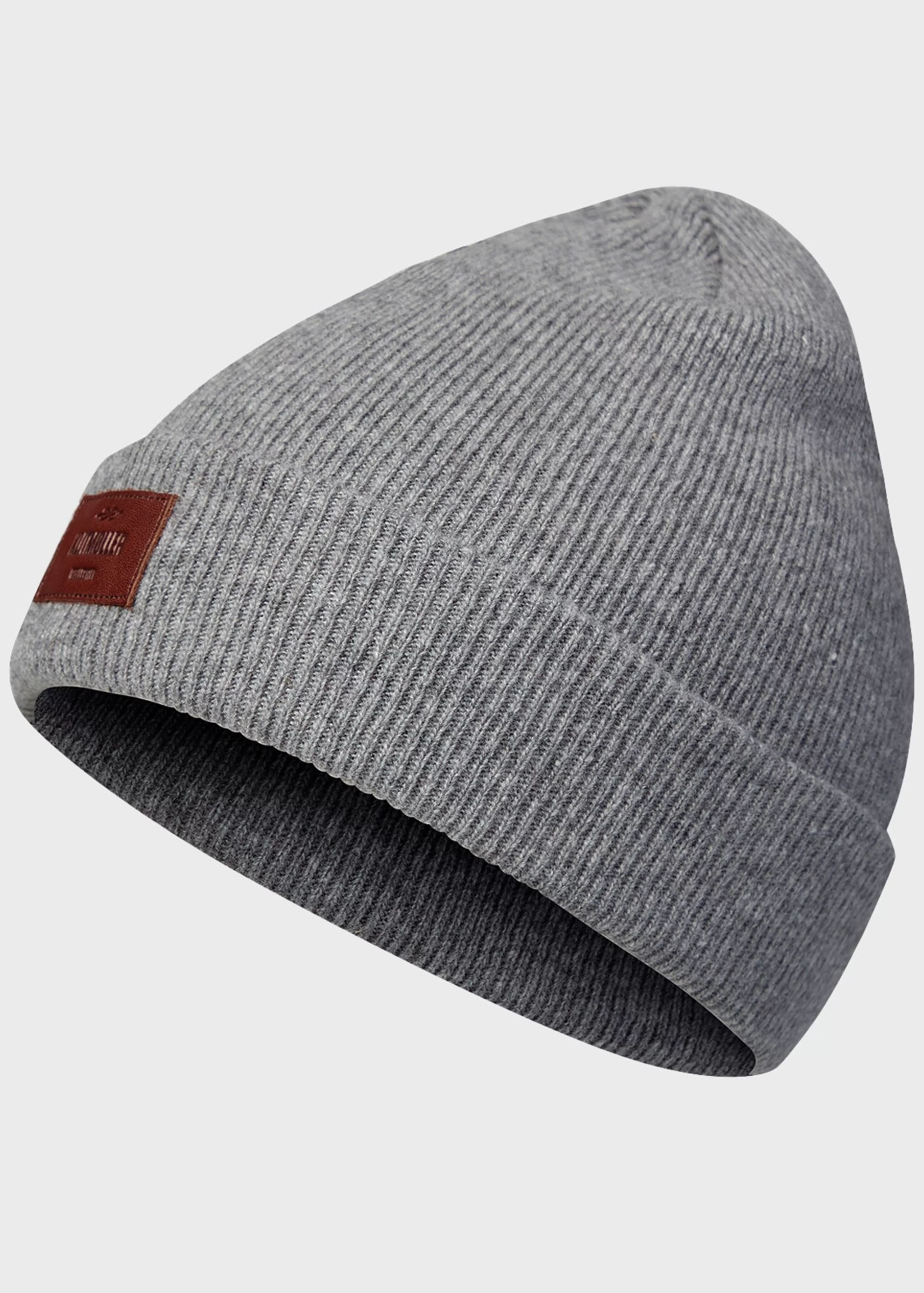 Klitmoller Collective Beanies*Rib beanie - Light grey