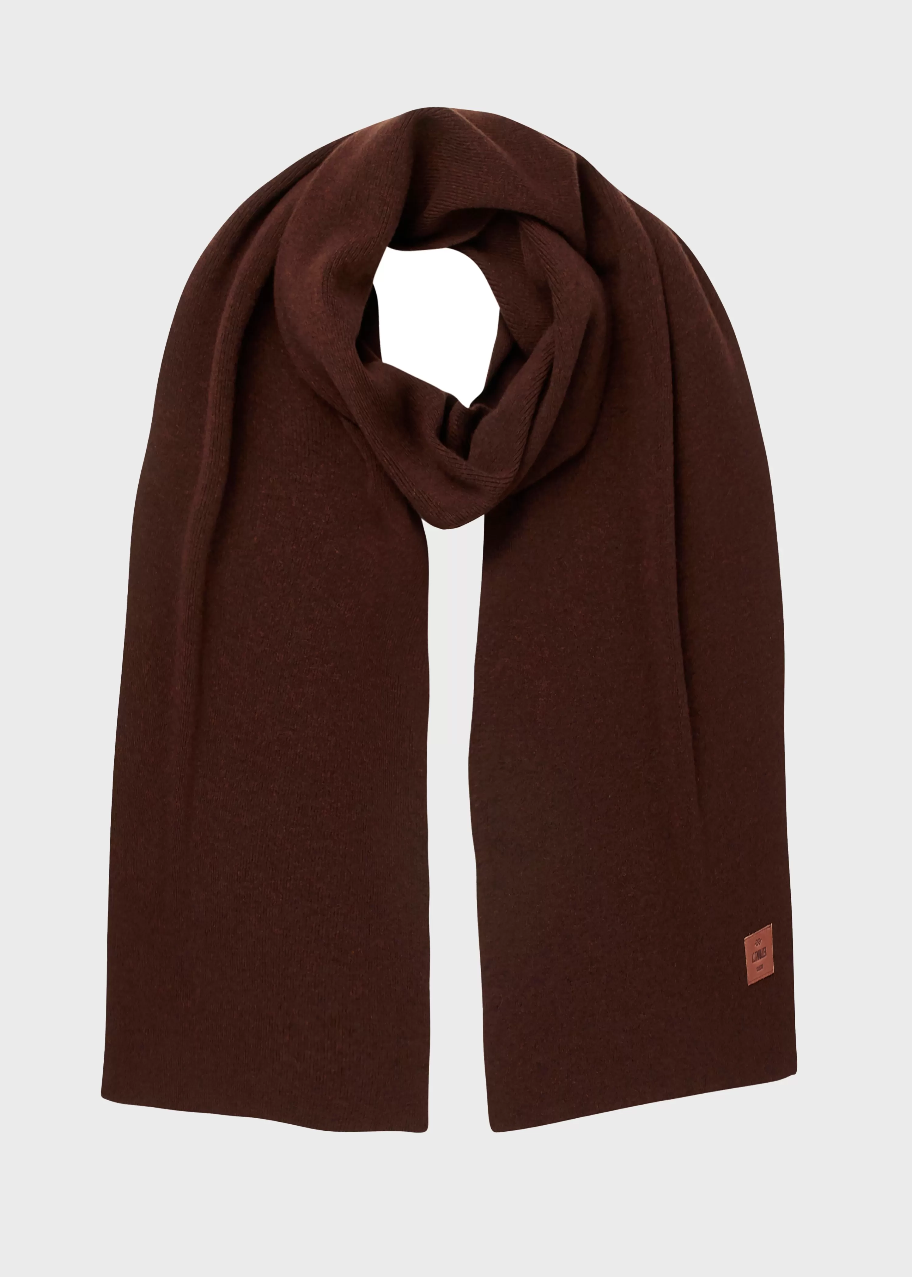 Klitmoller Collective Scarfs*Rib scarf - Coffee