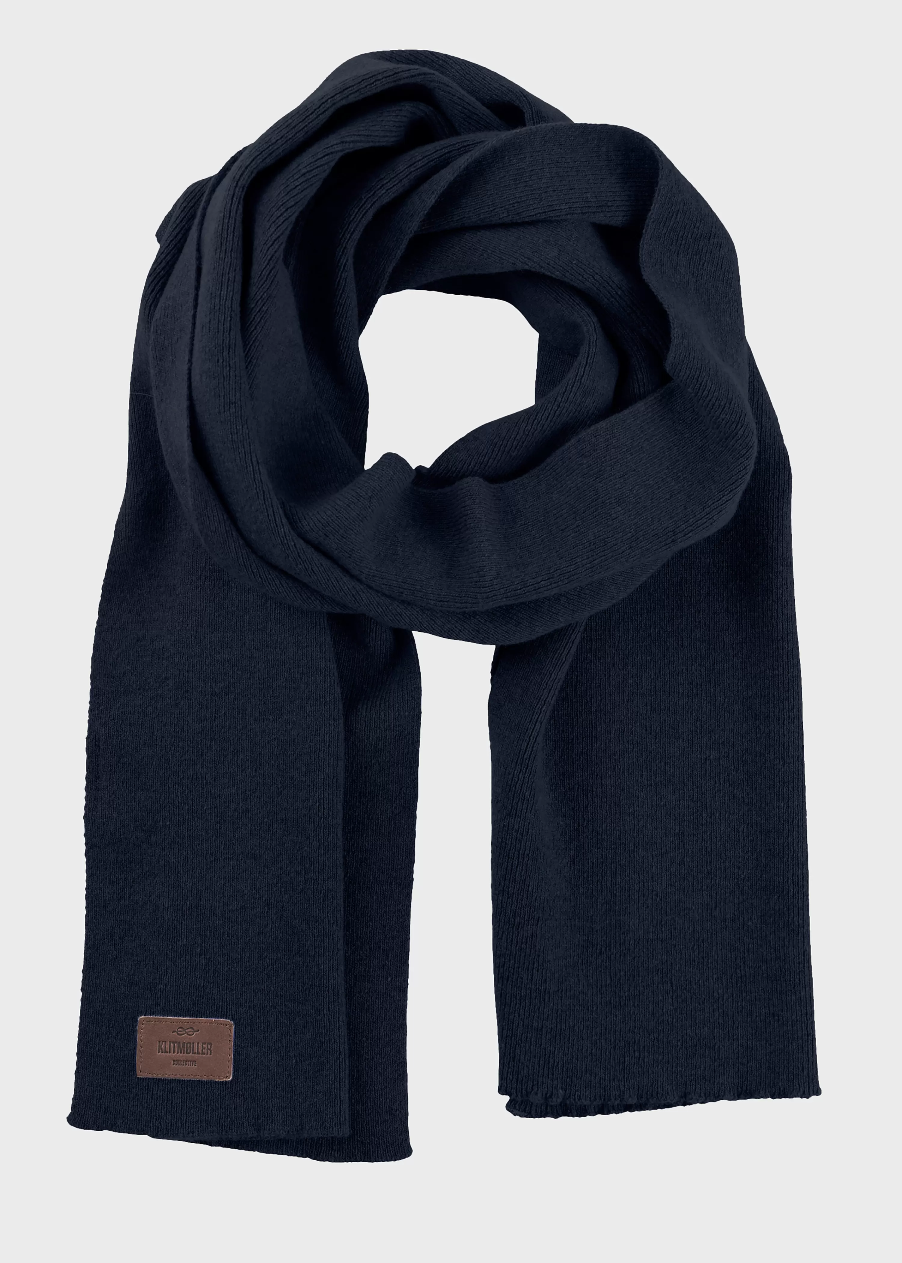 Klitmoller Collective Scarfs*Rib scarf - Navy