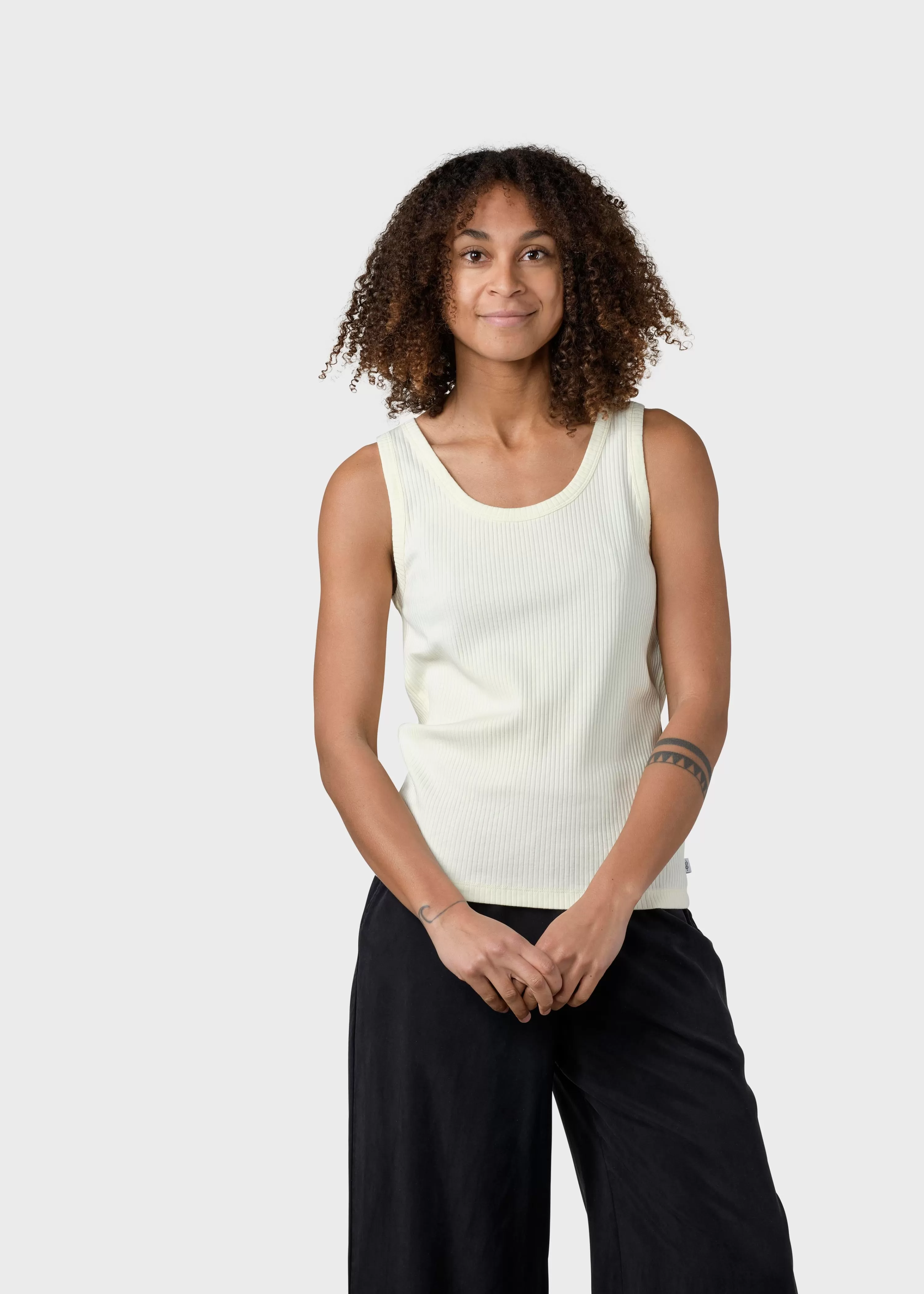 Klitmoller Collective Tees & Tops*Rib top - Lemon sorbet