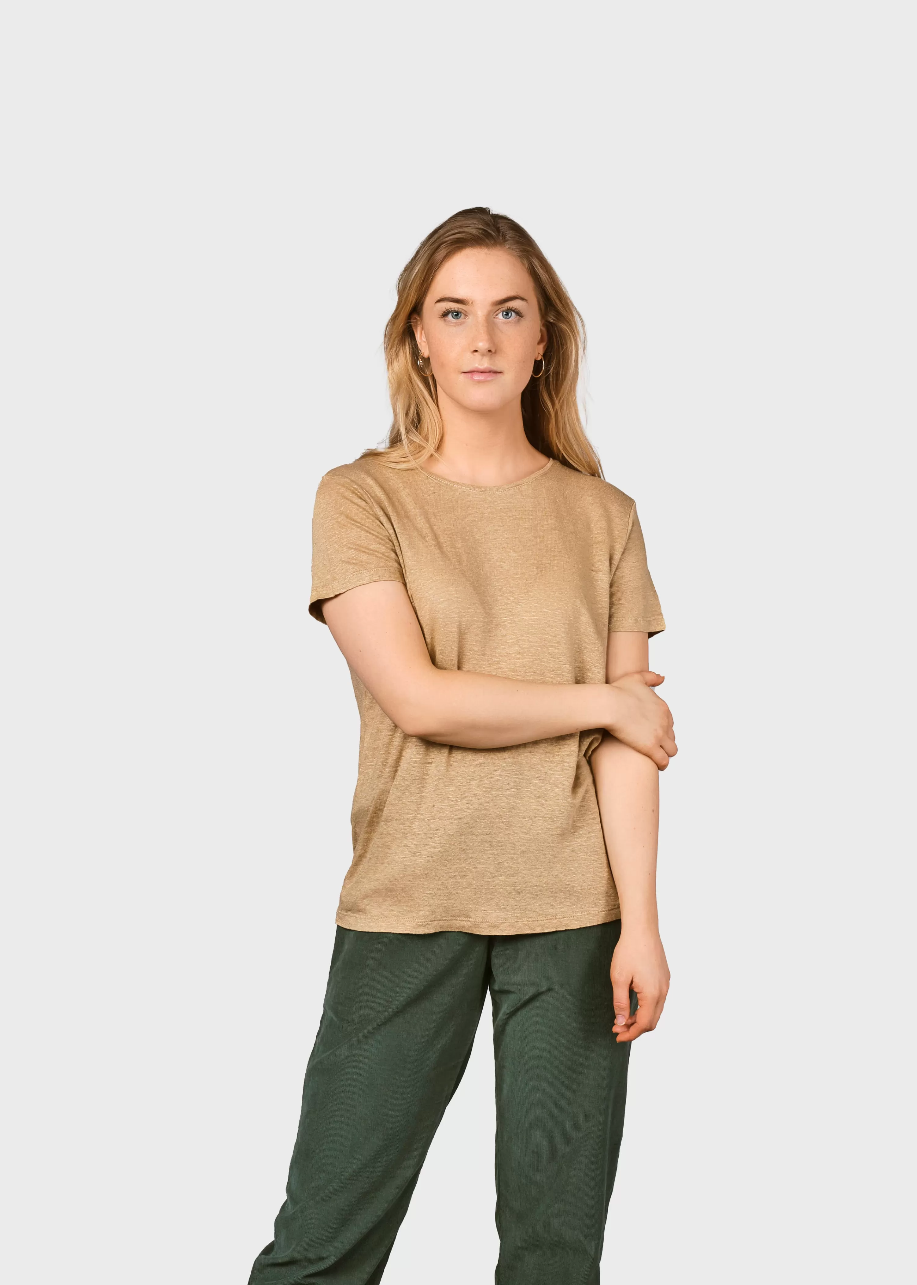 Klitmoller Collective Tees & Tops*Rikke linen tee - Sand