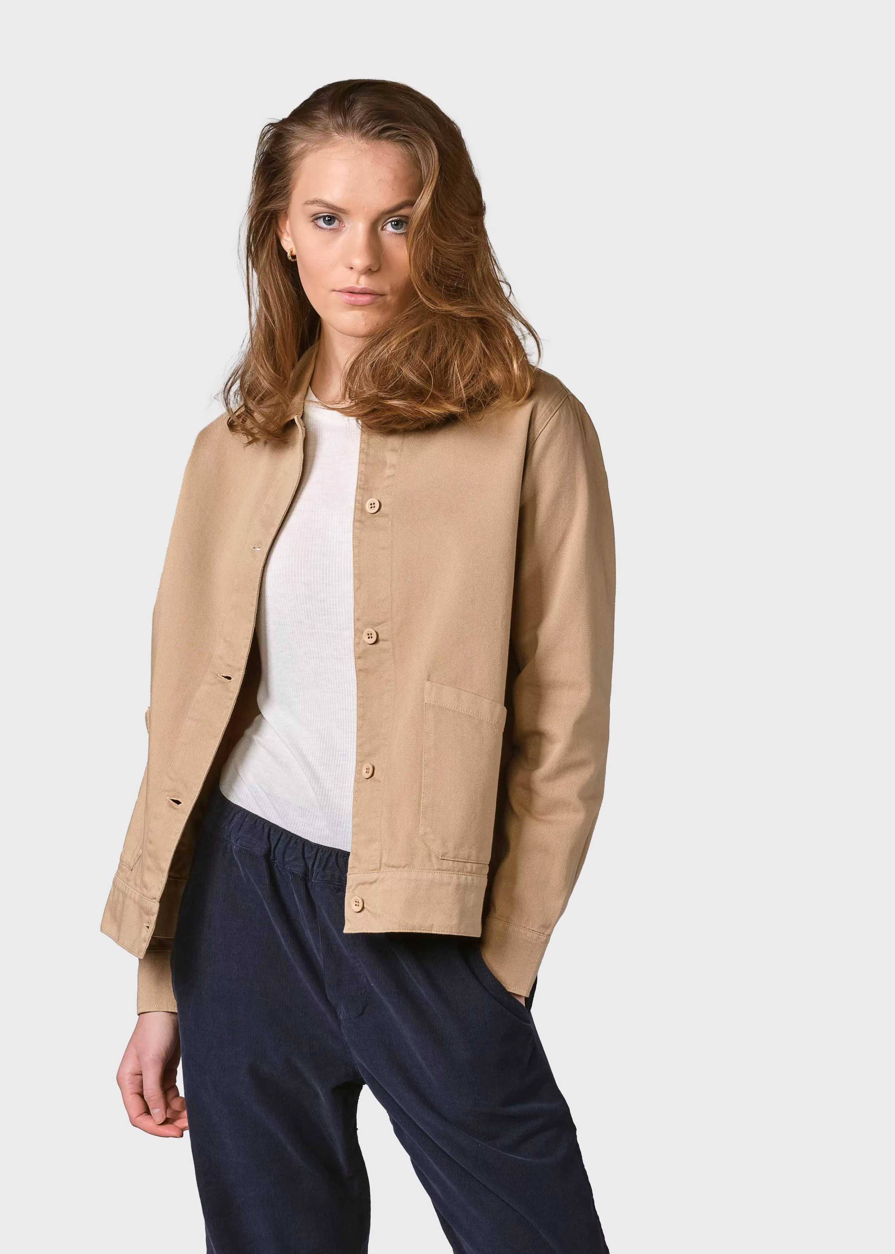 Klitmoller Collective Jackets*Rita twill jacket - Sand