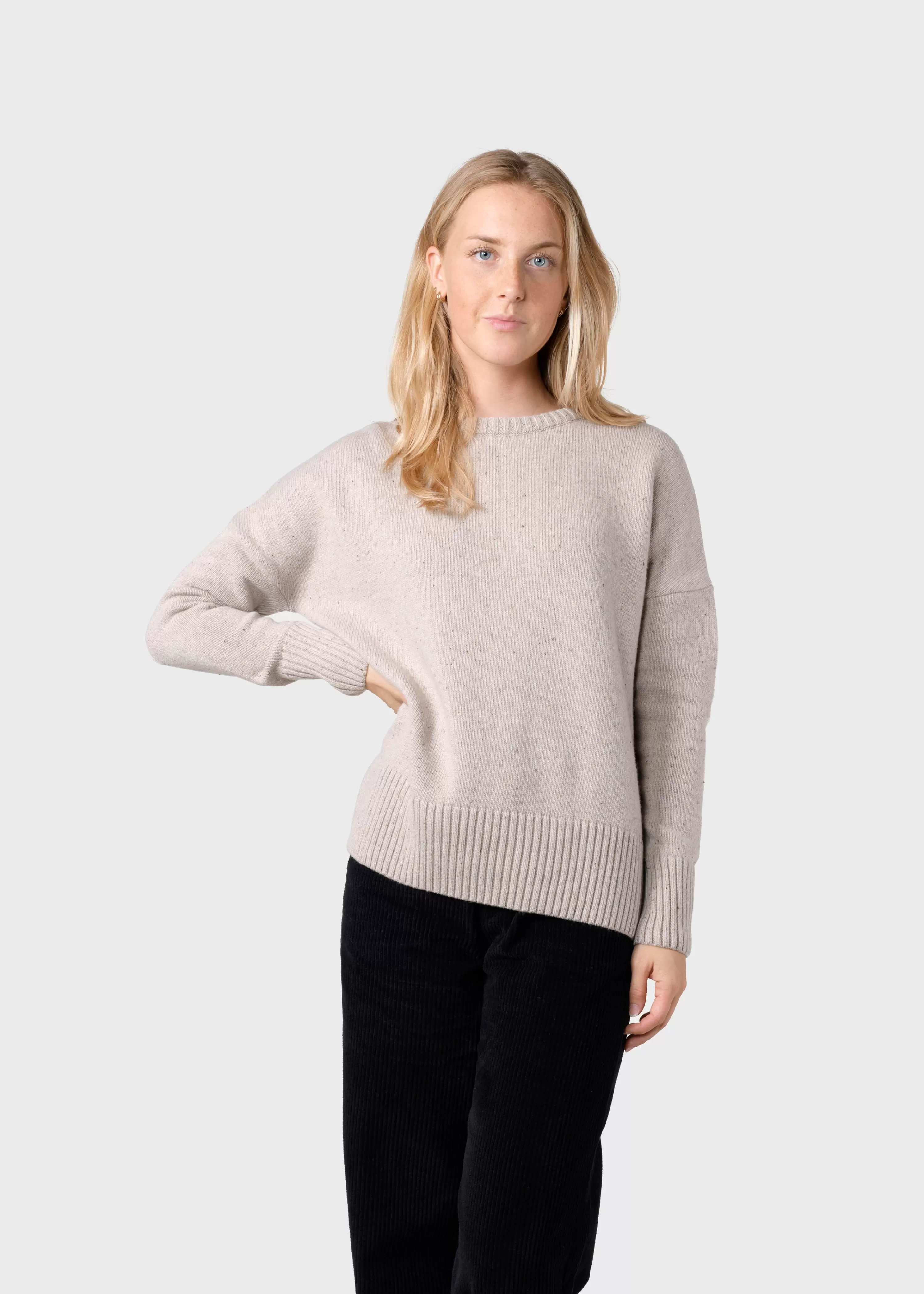 Klitmoller Collective Recycled wool*Røskva knit - Cream