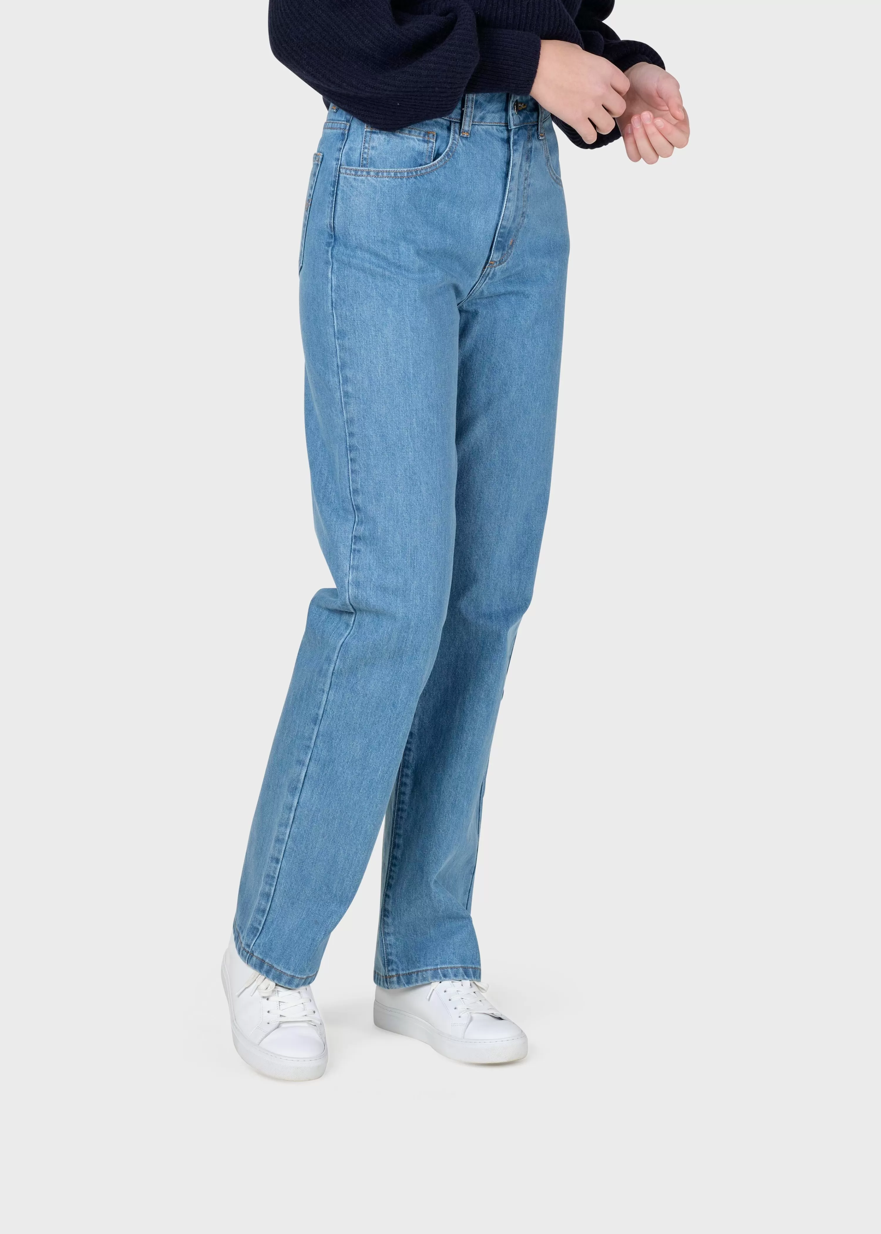 Klitmoller Collective Pants*Rubi denim pant - Light blue stonewash