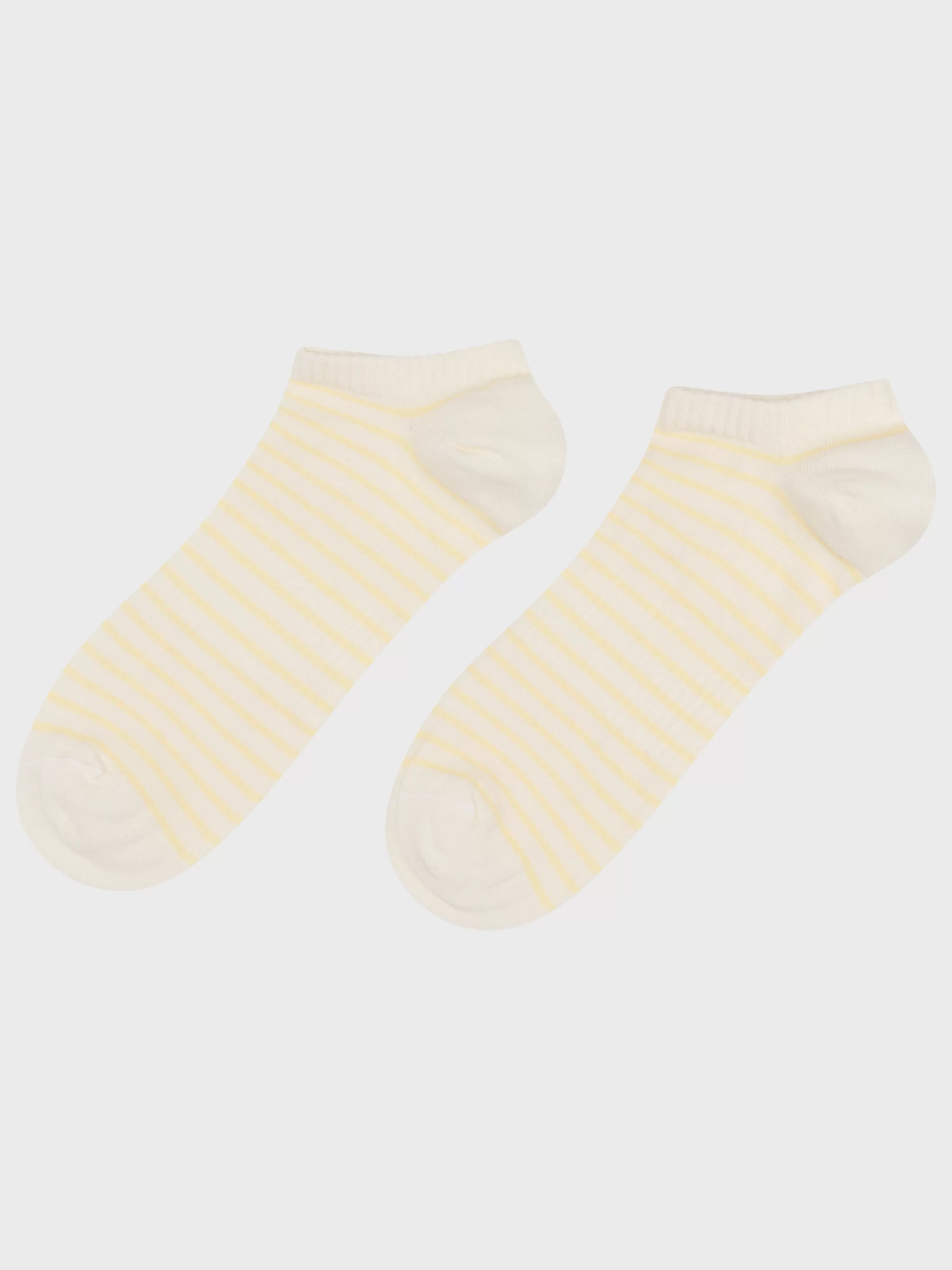 Klitmoller Collective Socks*Short sock - Cream/lemon sorbet