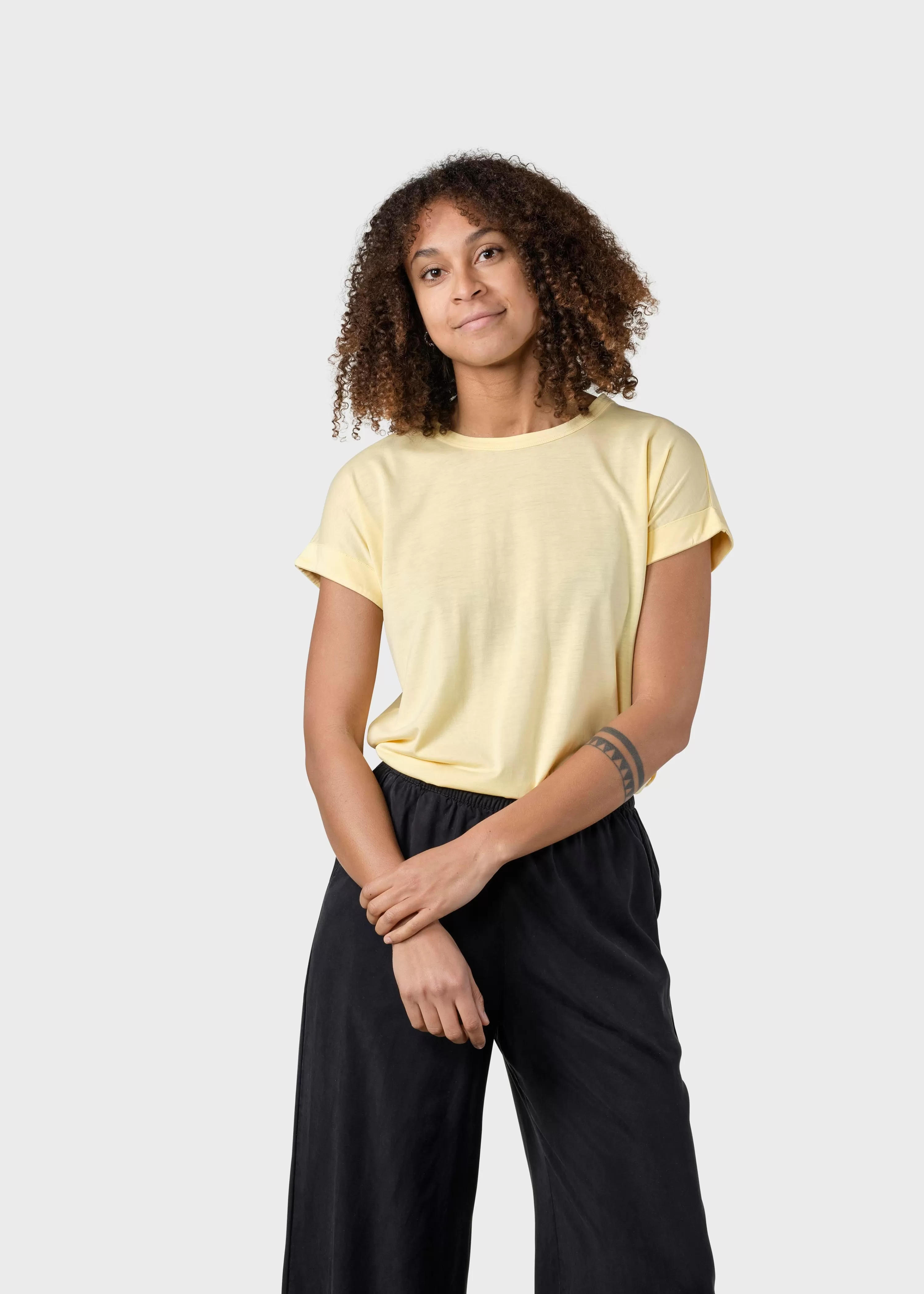 Klitmoller Collective Tees & Tops*Sigrid tee - Lemon sorbet