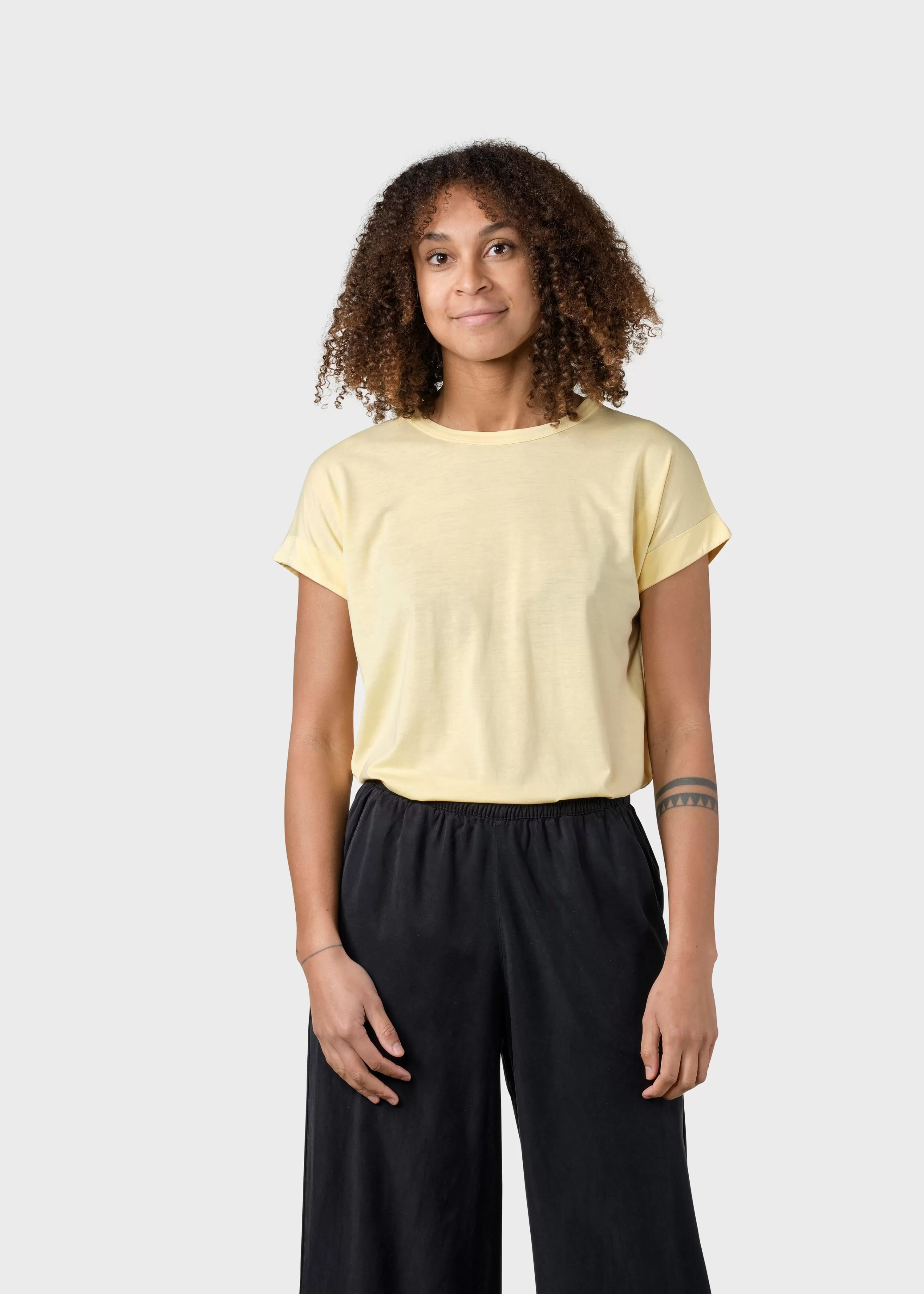 Klitmoller Collective Tees & Tops*Sigrid tee - Lemon sorbet