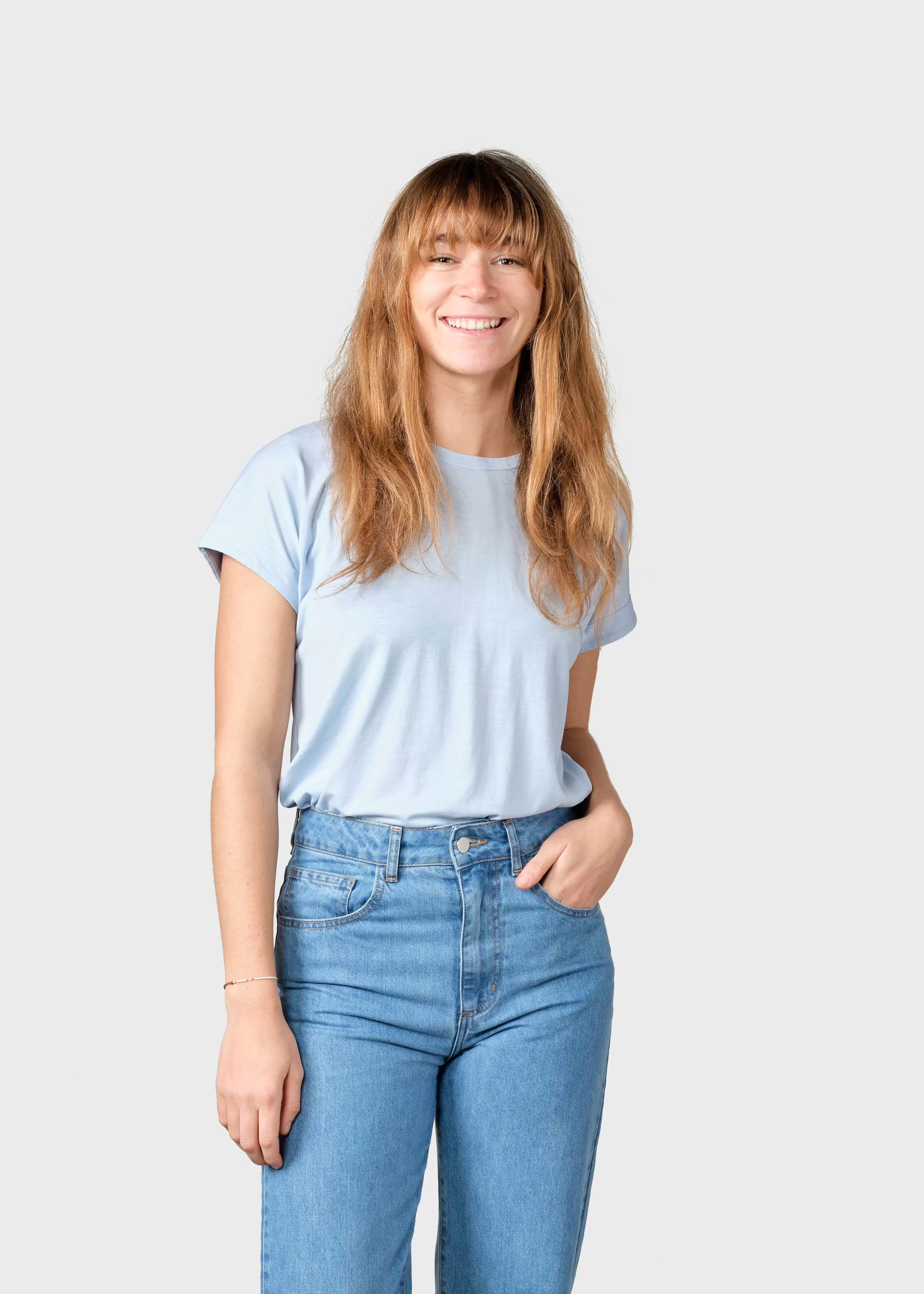 Klitmoller Collective Tees & Tops*Sigrid tee - Light blue