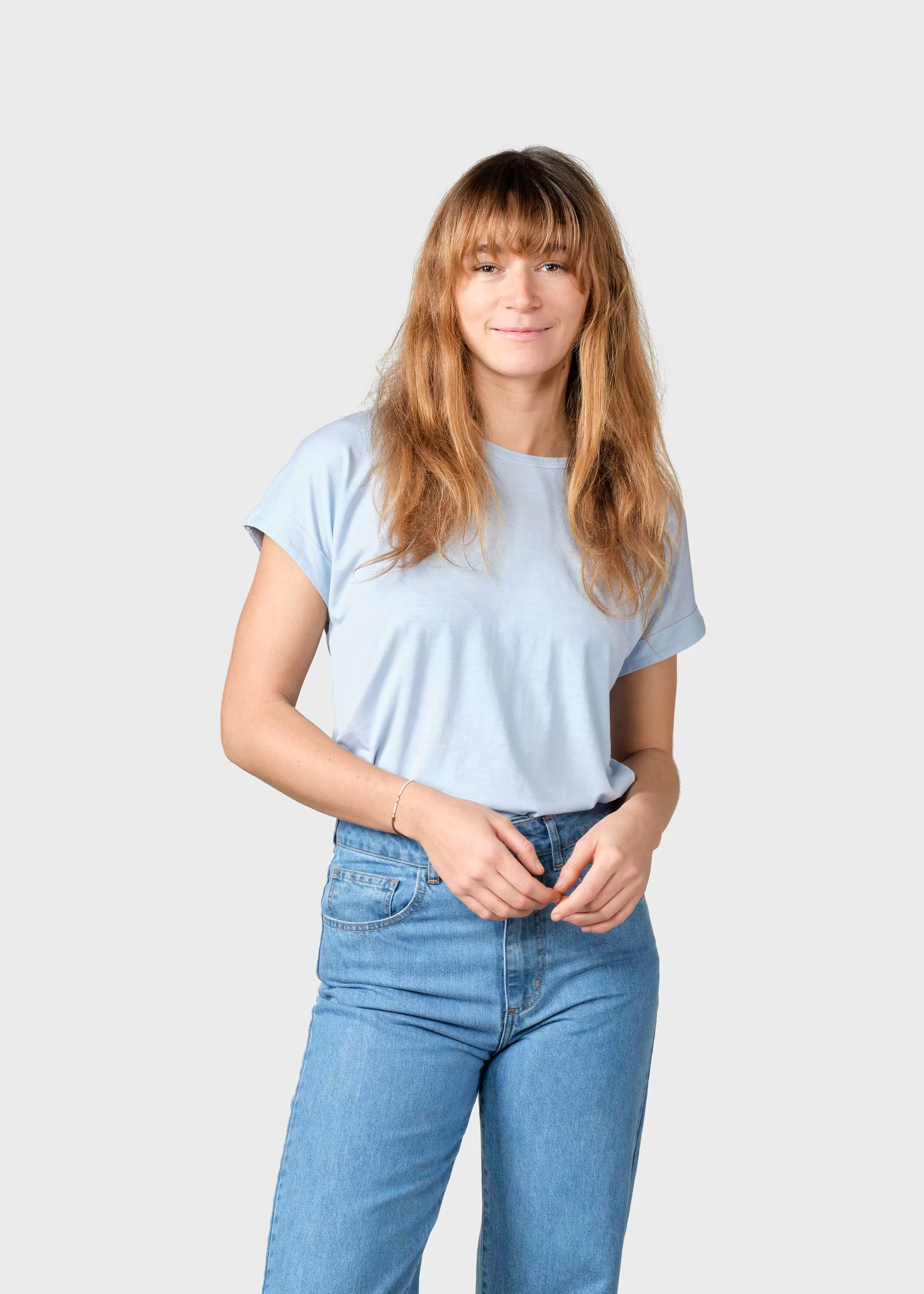 Klitmoller Collective Tees & Tops*Sigrid tee - Light blue