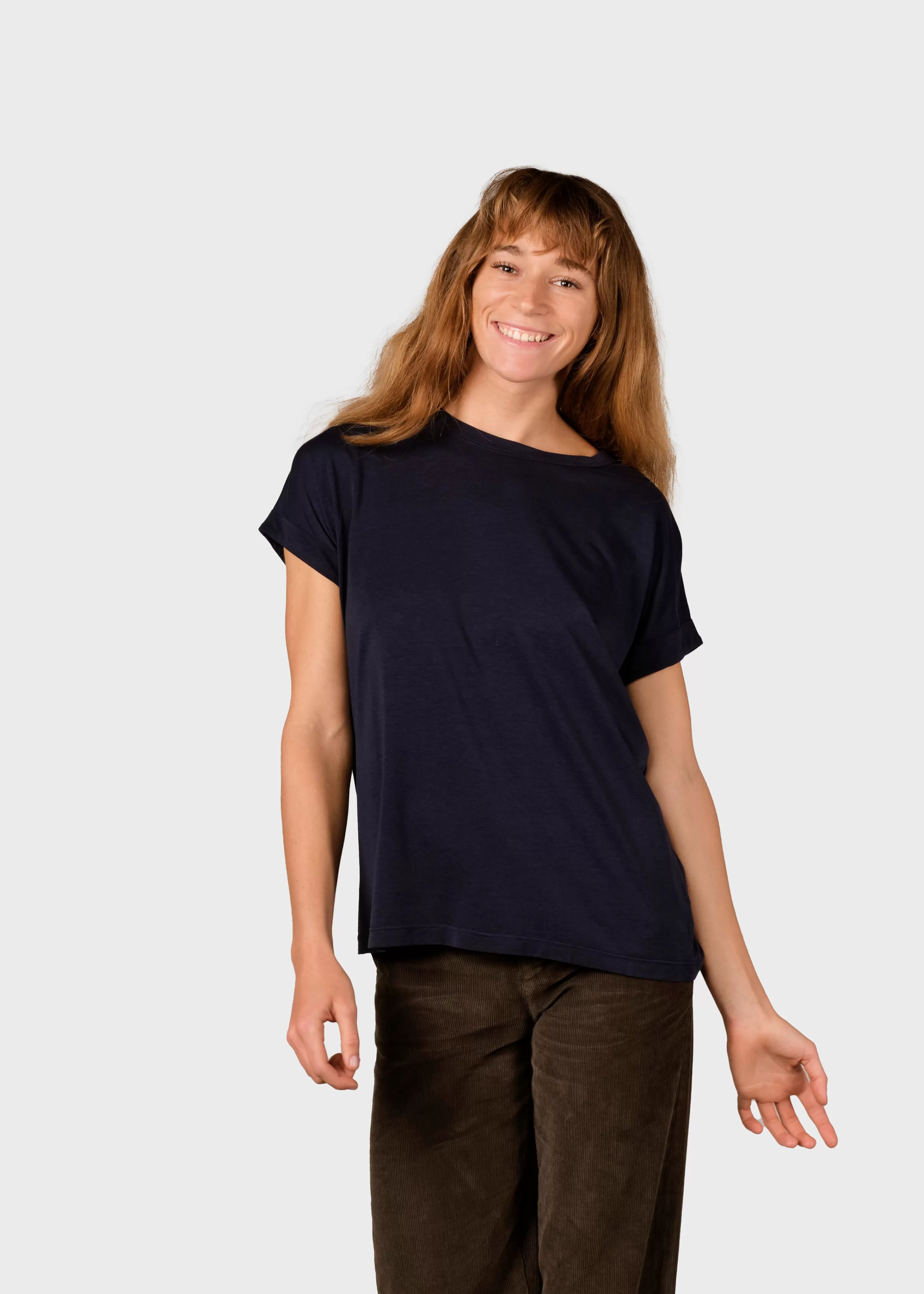 Klitmoller Collective Tees & Tops*Sigrid tee - Navy