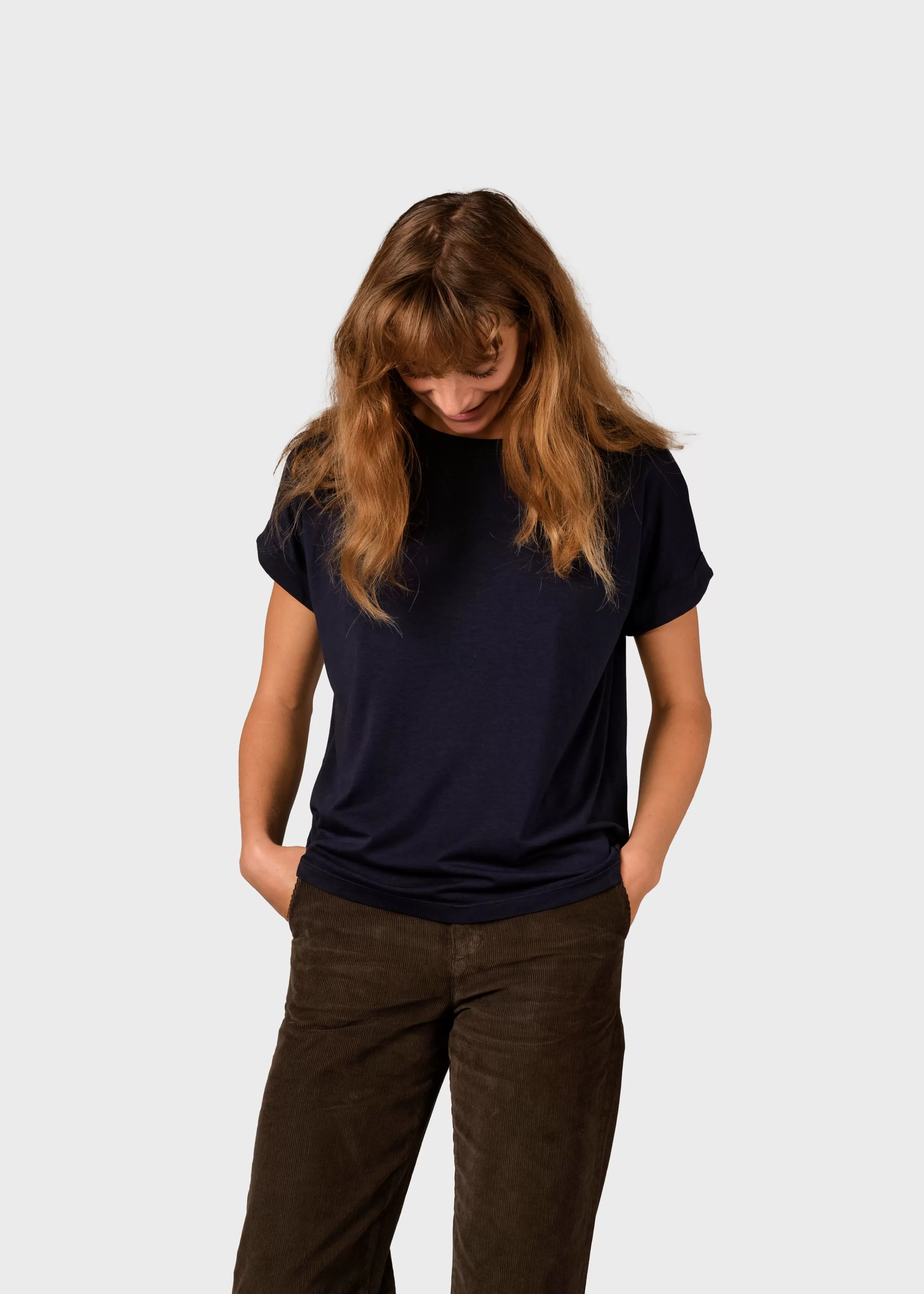 Klitmoller Collective Tees & Tops*Sigrid tee - Navy