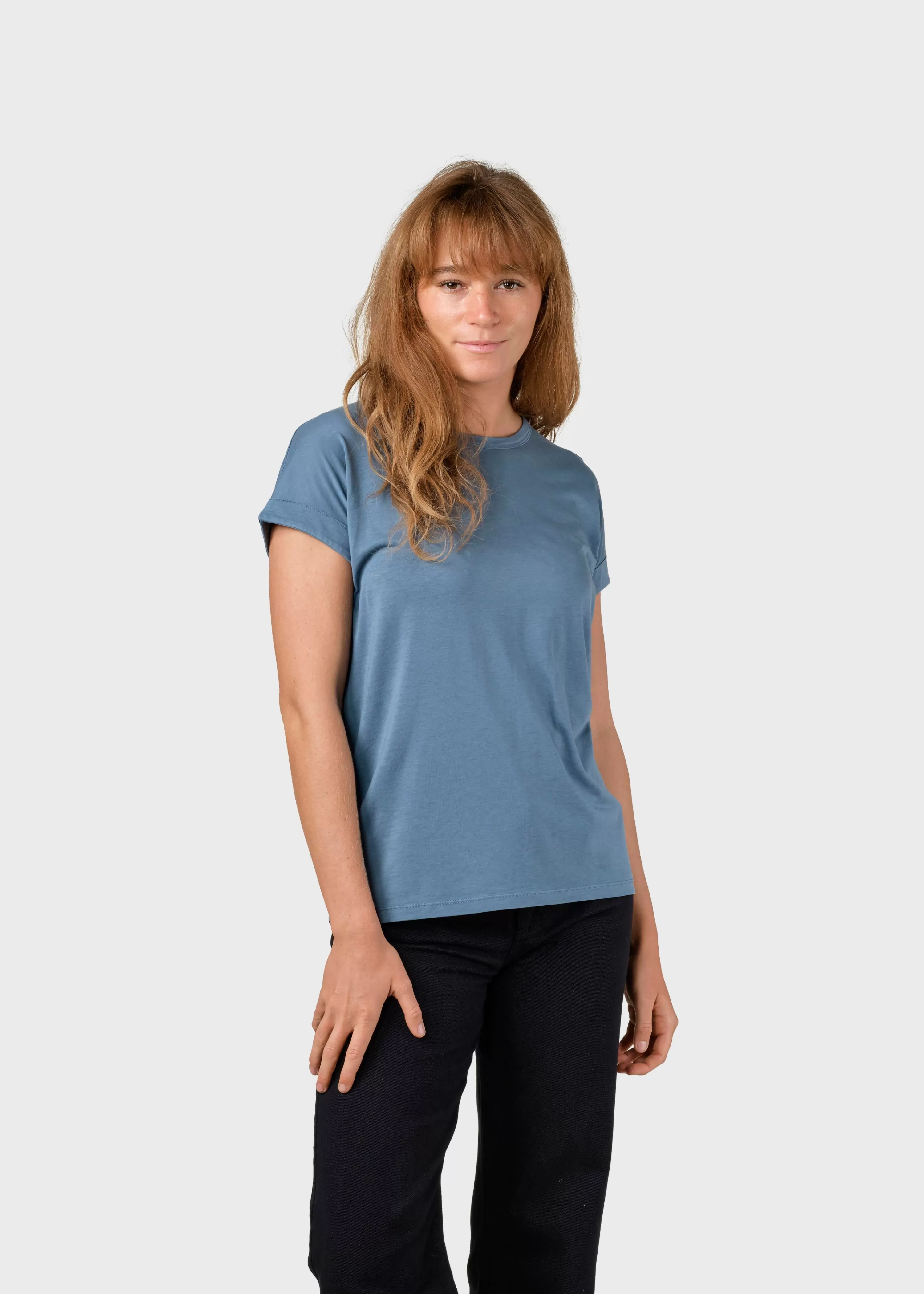 Klitmoller Collective Tees & Tops*Sigrid tee - Sky blue