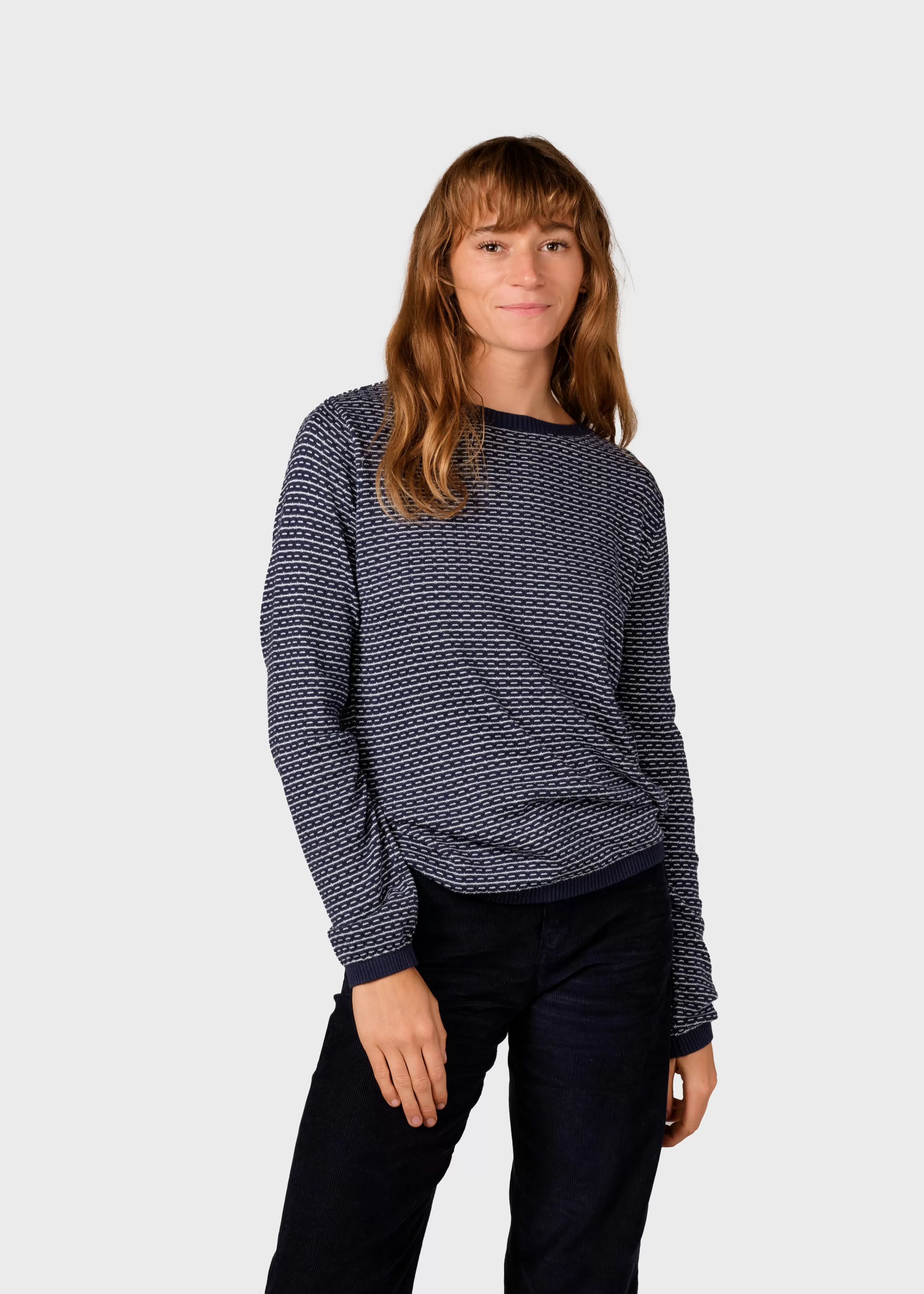 Klitmoller Collective Knitwear | Cotton/Cashmere*Silje knit - Navy/cream