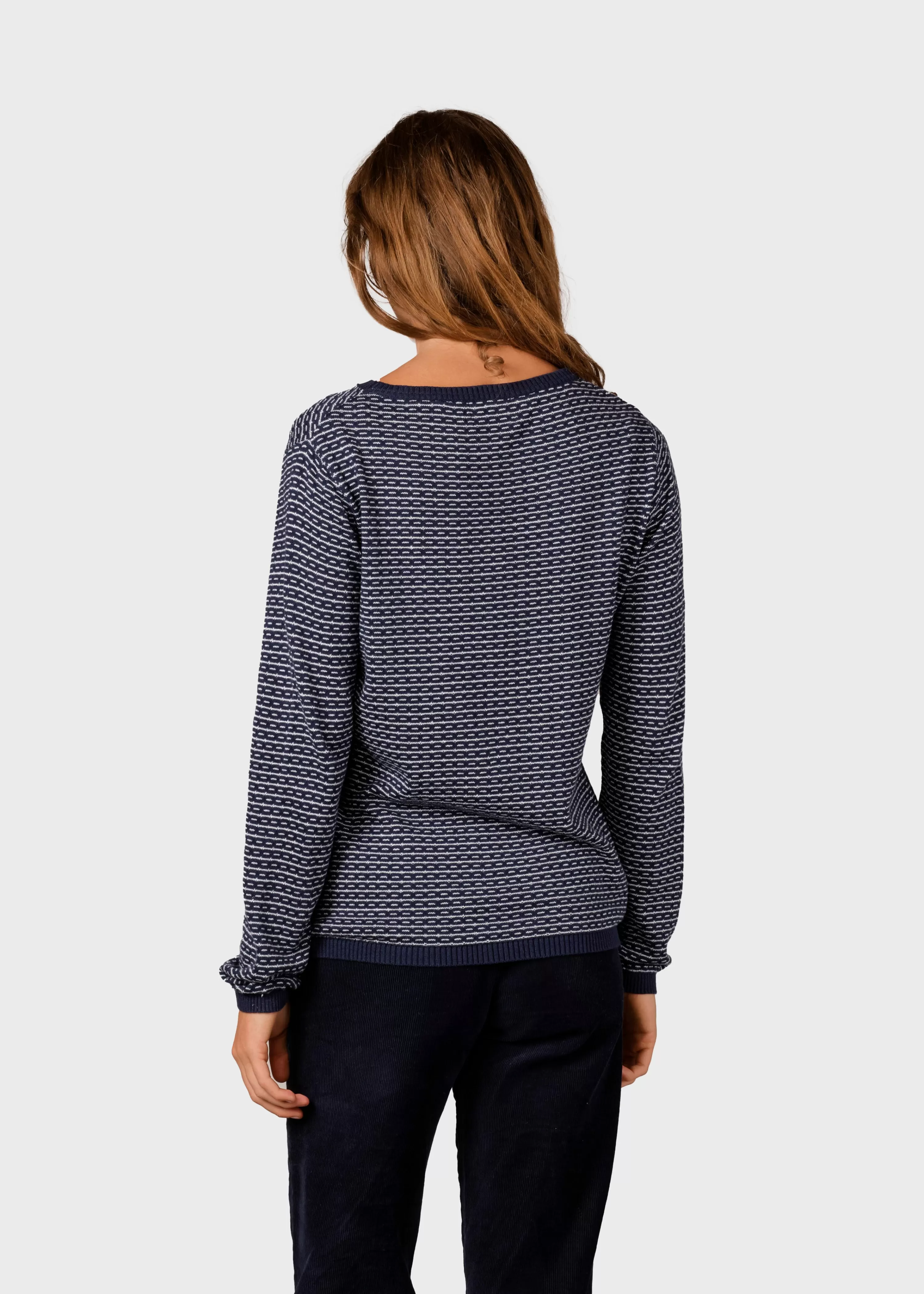 Klitmoller Collective Knitwear | Cotton/Cashmere*Silje knit - Navy/cream