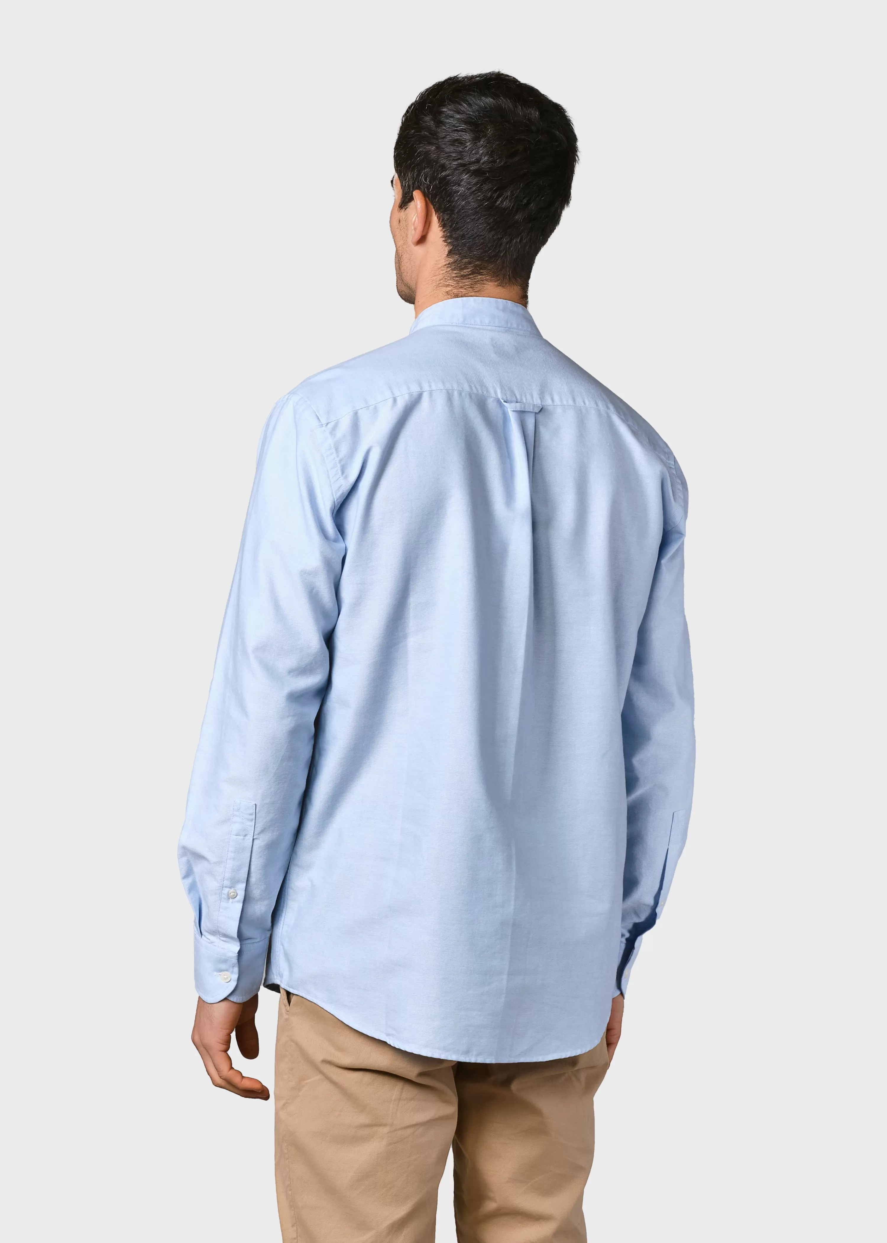 Klitmoller Collective Shirts*Simon shirt - Blue melange