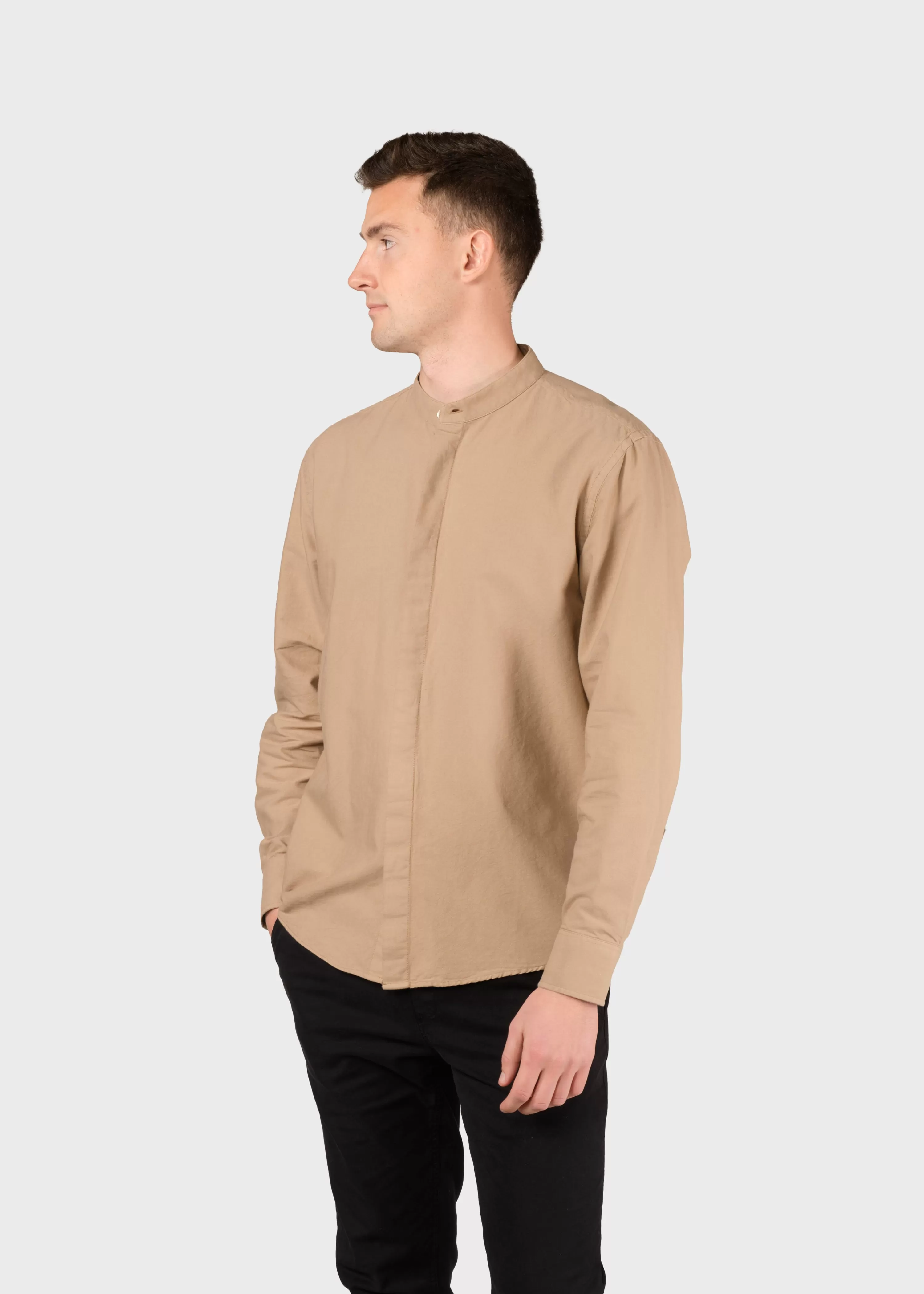 Klitmoller Collective Shirts*Simon shirt - Sand