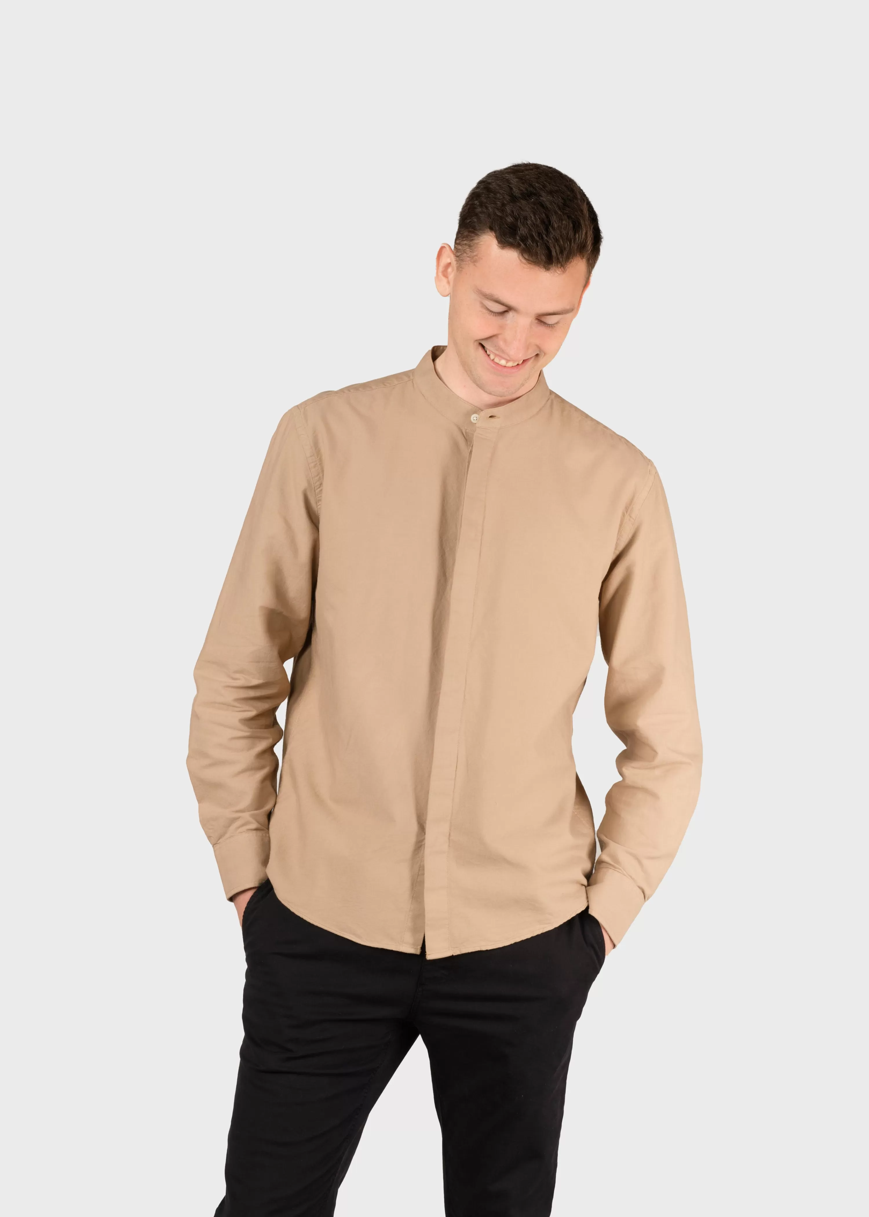 Klitmoller Collective Shirts*Simon shirt - Sand