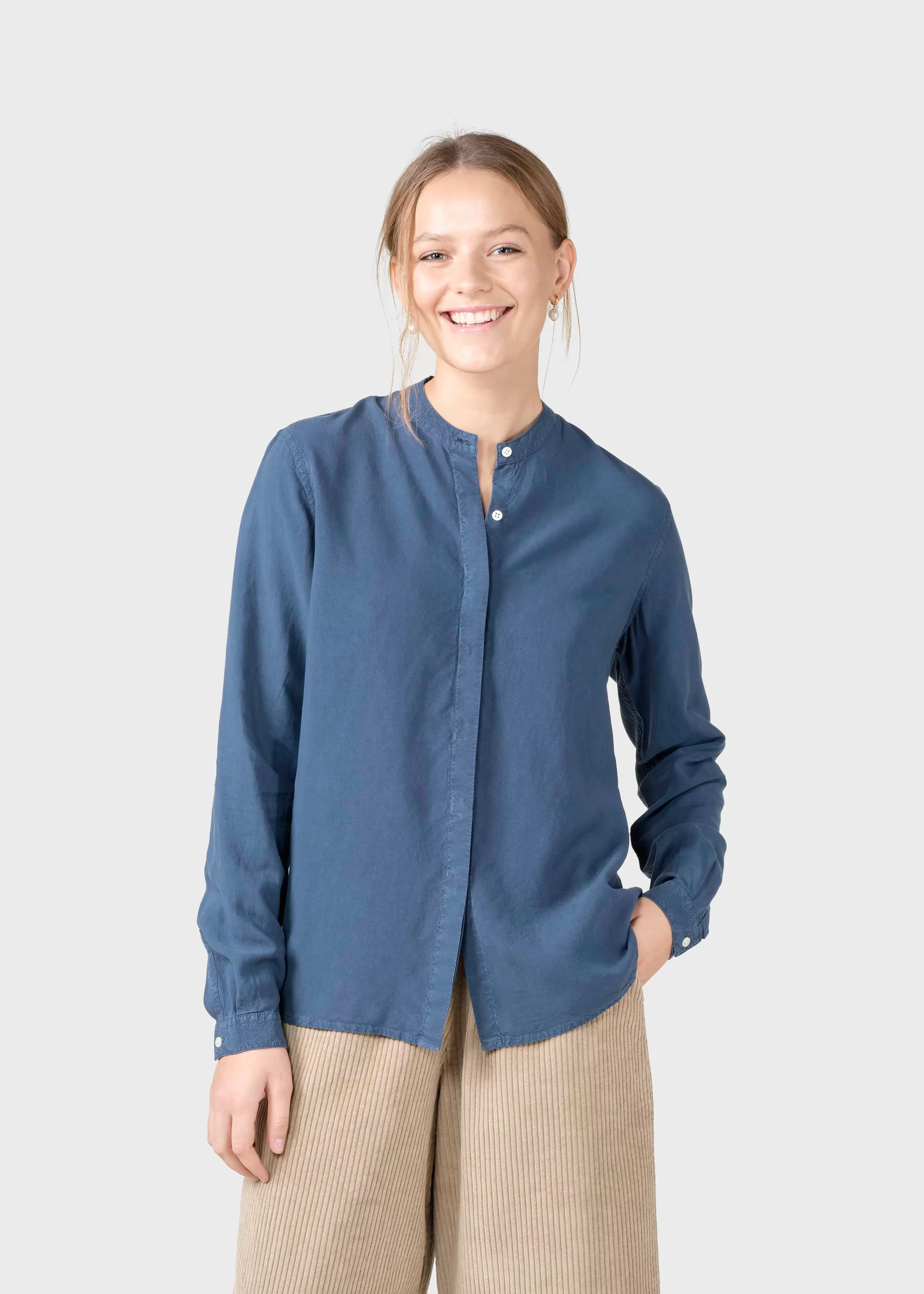 Klitmoller Collective Shirts*Simone shirt - Deep blue