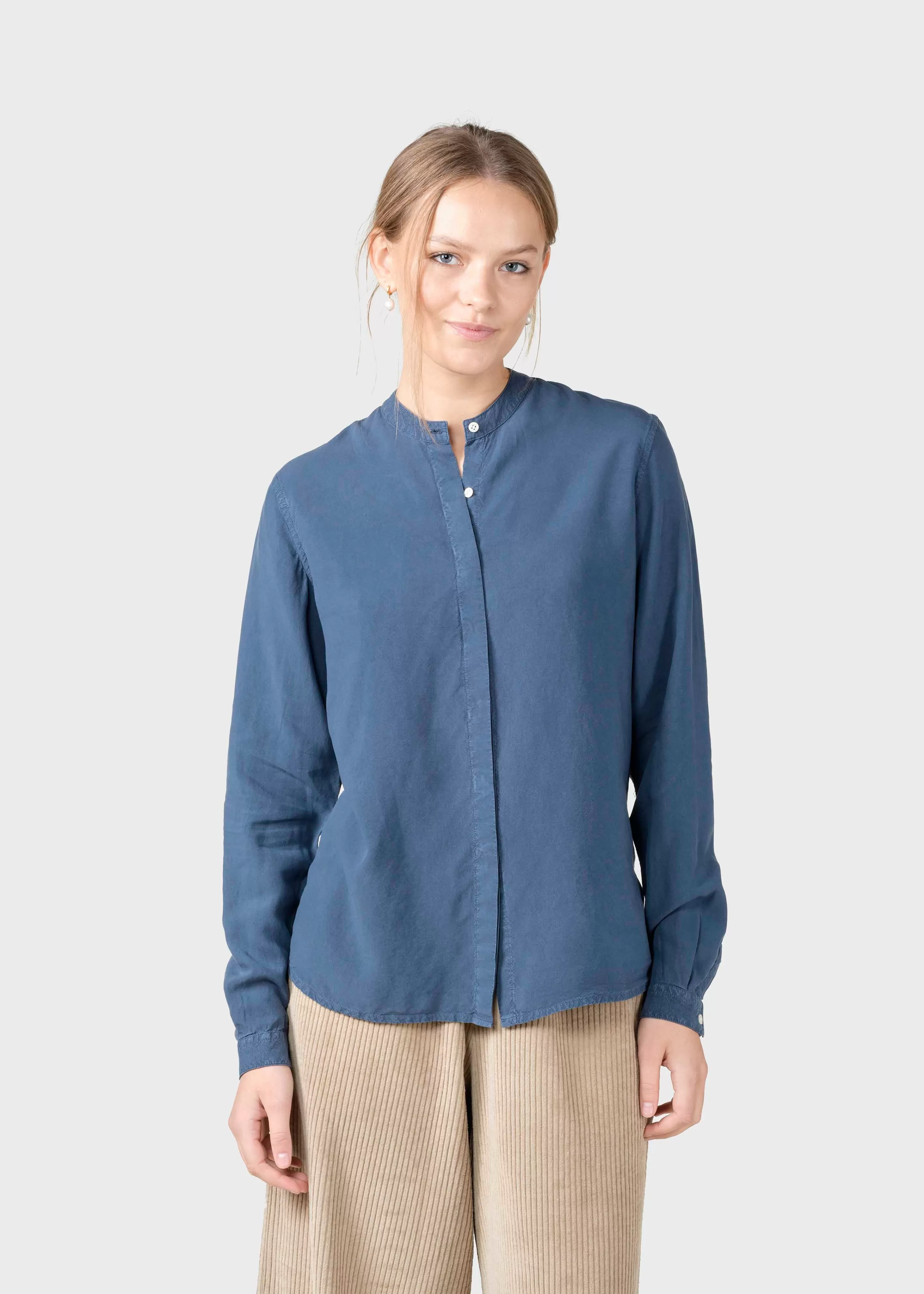 Klitmoller Collective Shirts*Simone shirt - Deep blue