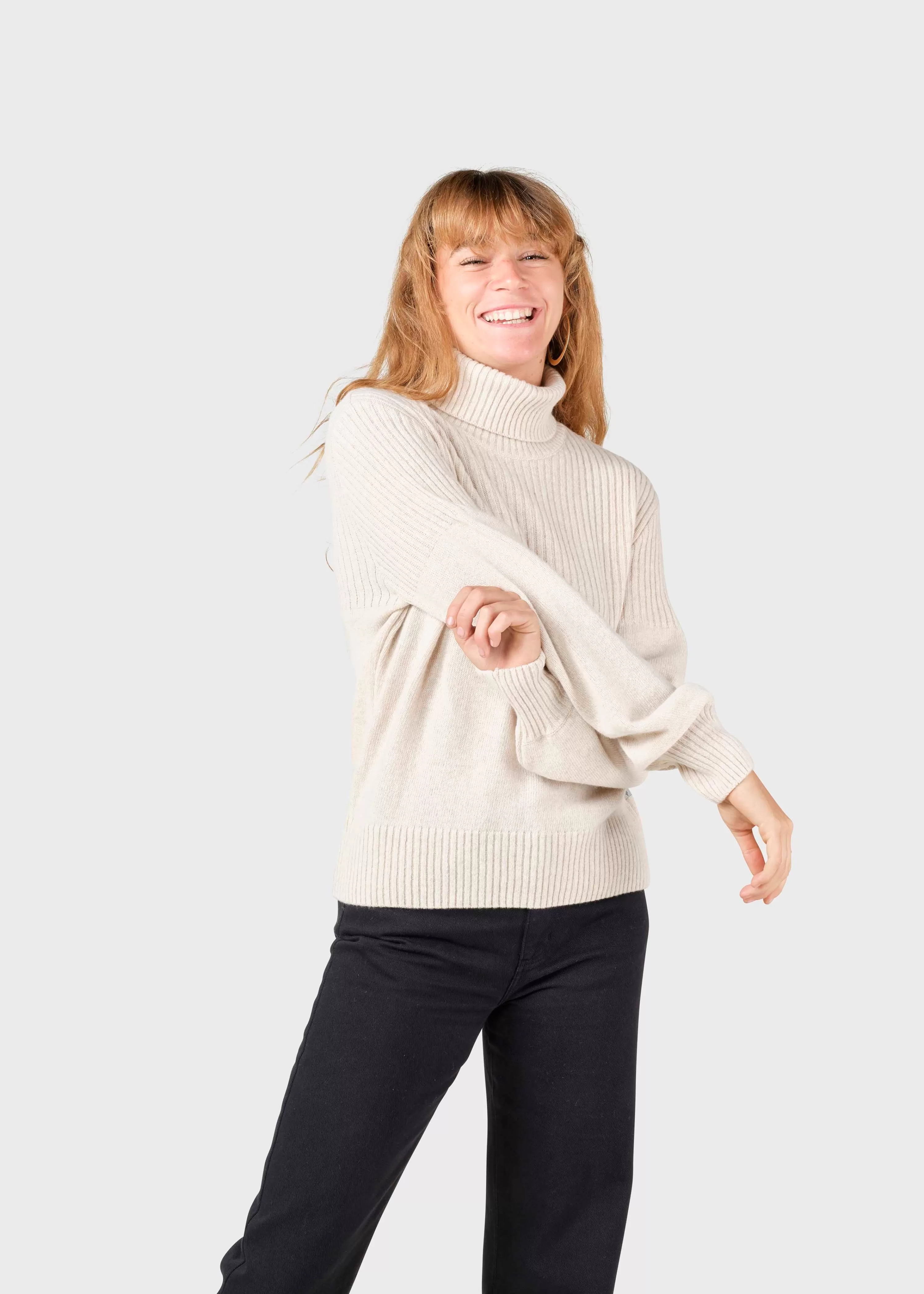 Klitmoller Collective Knitwear | Brushed Merino wool*Svale knit - Pastel sand