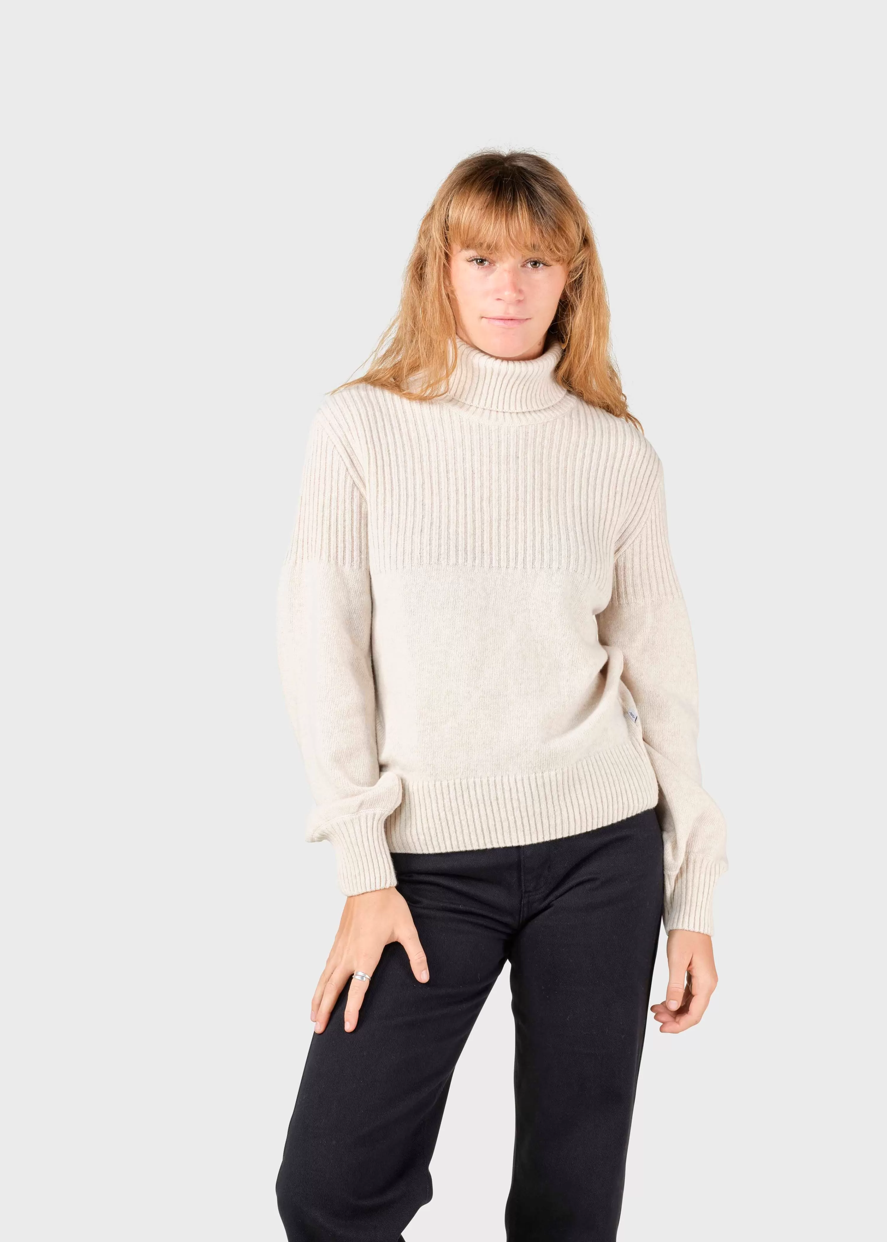 Klitmoller Collective Knitwear | Brushed Merino wool*Svale knit - Pastel sand