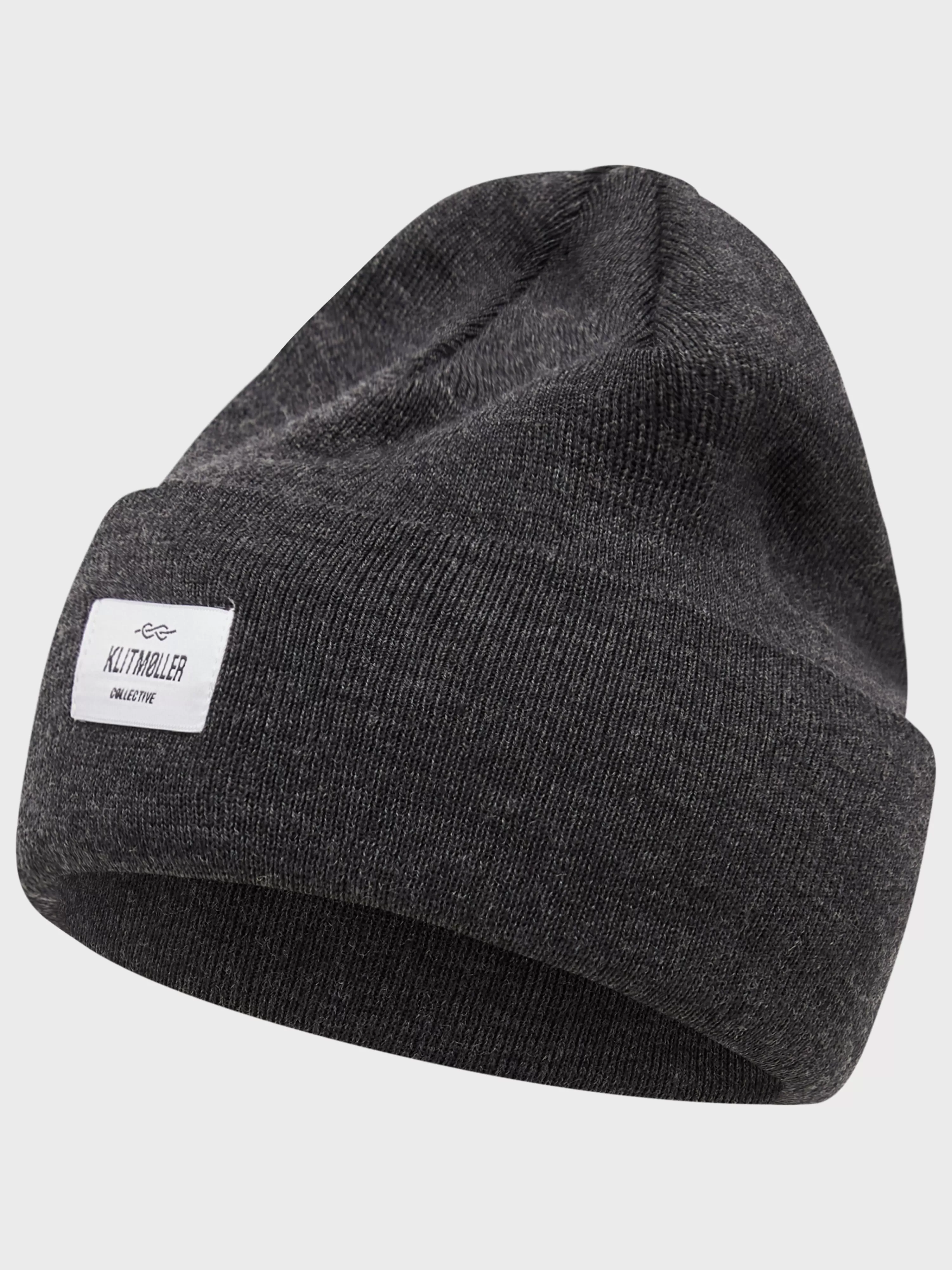 Klitmoller Collective Beanies*Tall beanie - Anthracite