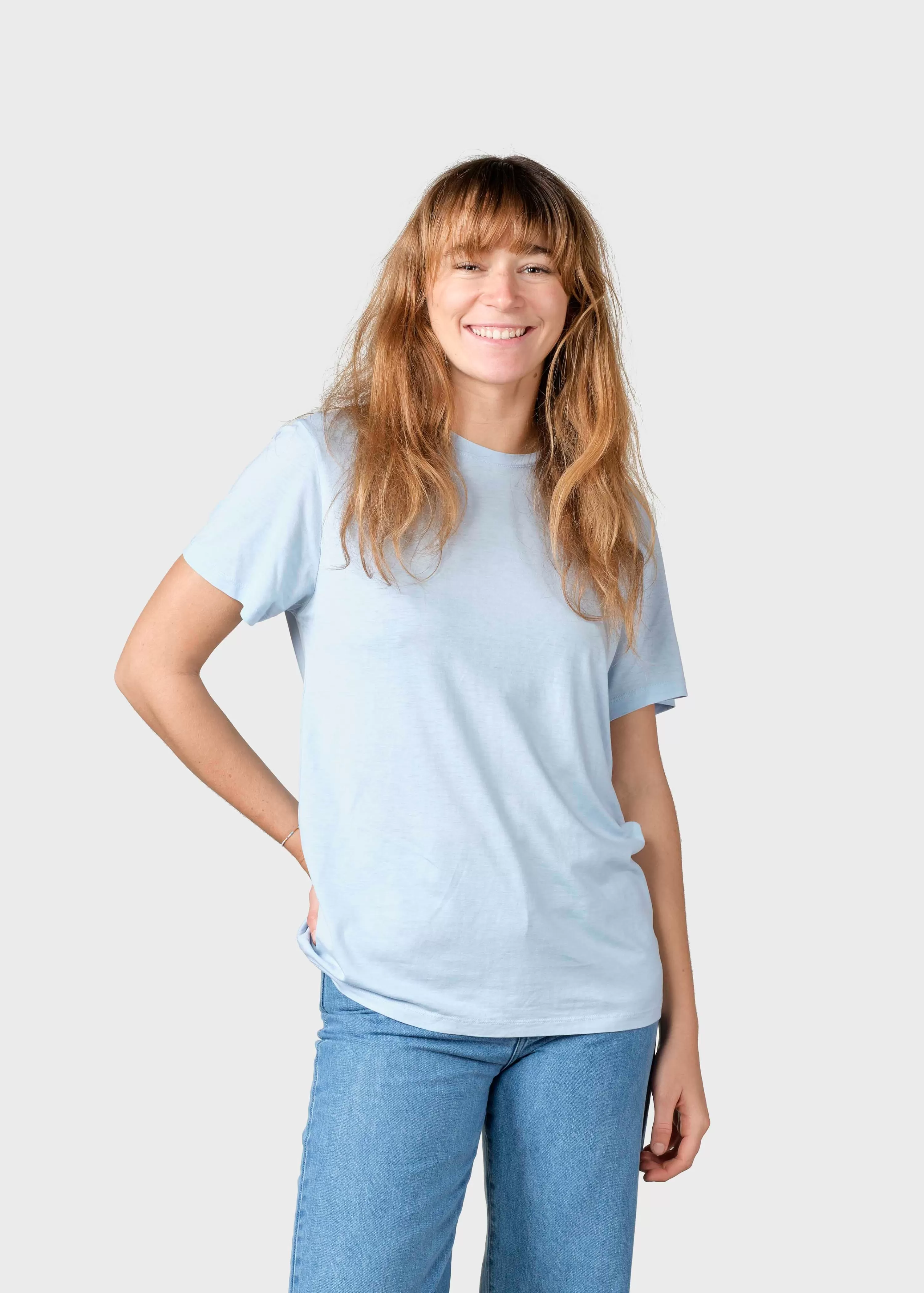 Klitmoller Collective Tees & Tops*Thelma tee - Light blue